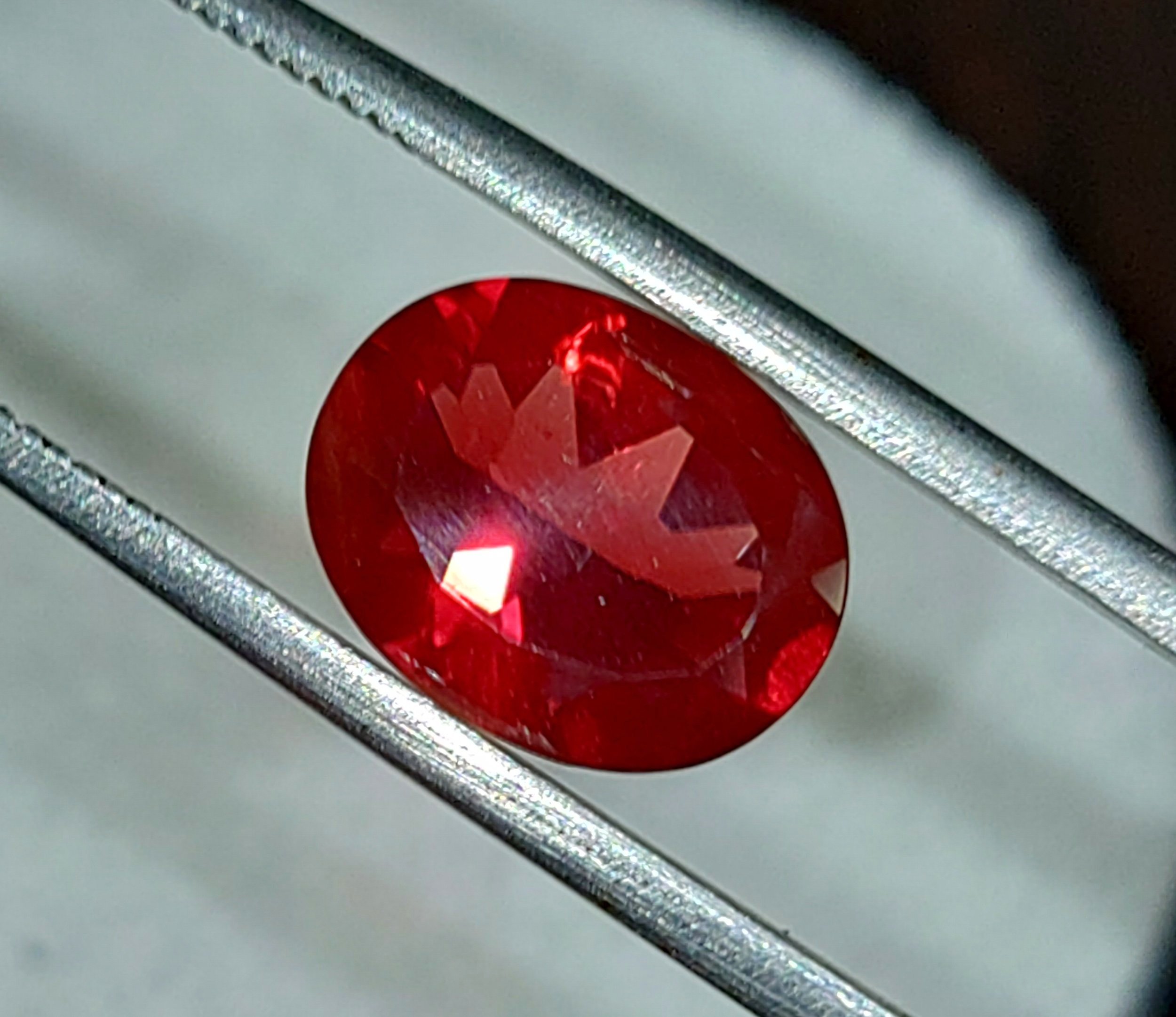 Genuine Red Andesine 2.15ct from TheCoveAtFoxHollow.com
