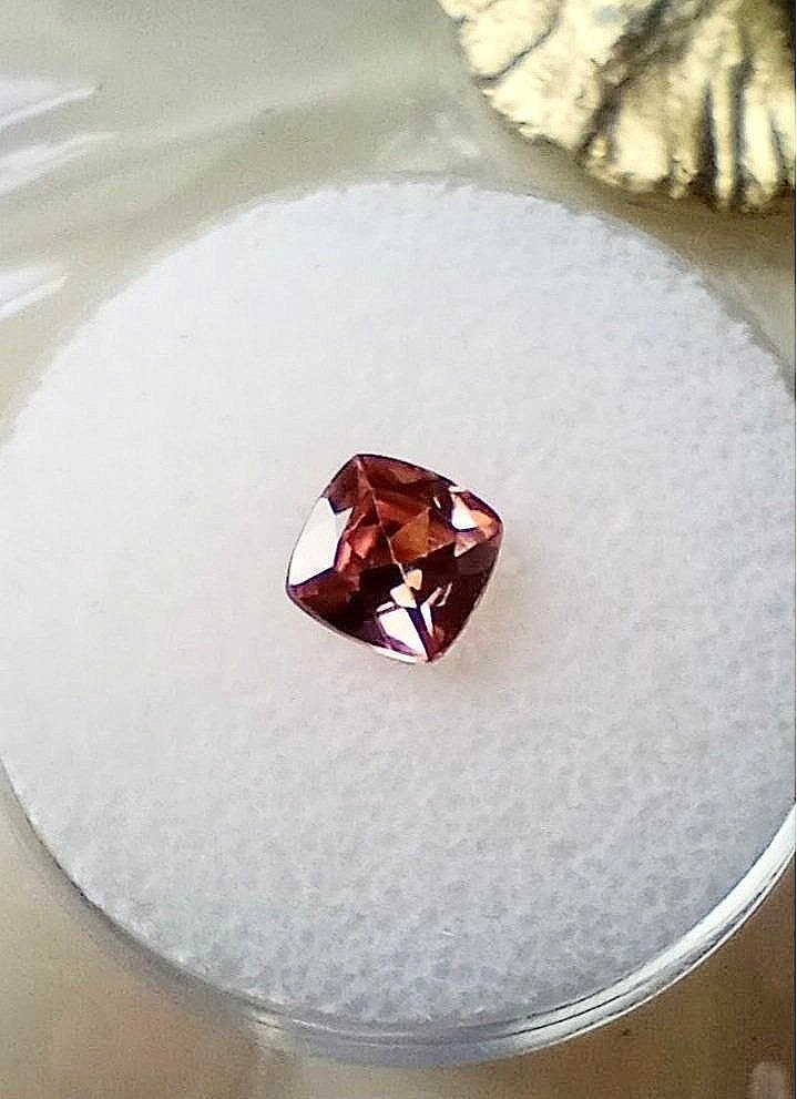 Genuine Cor de Rosa Red Zircon 2.31ct from thecoveatfoxhollow.com
