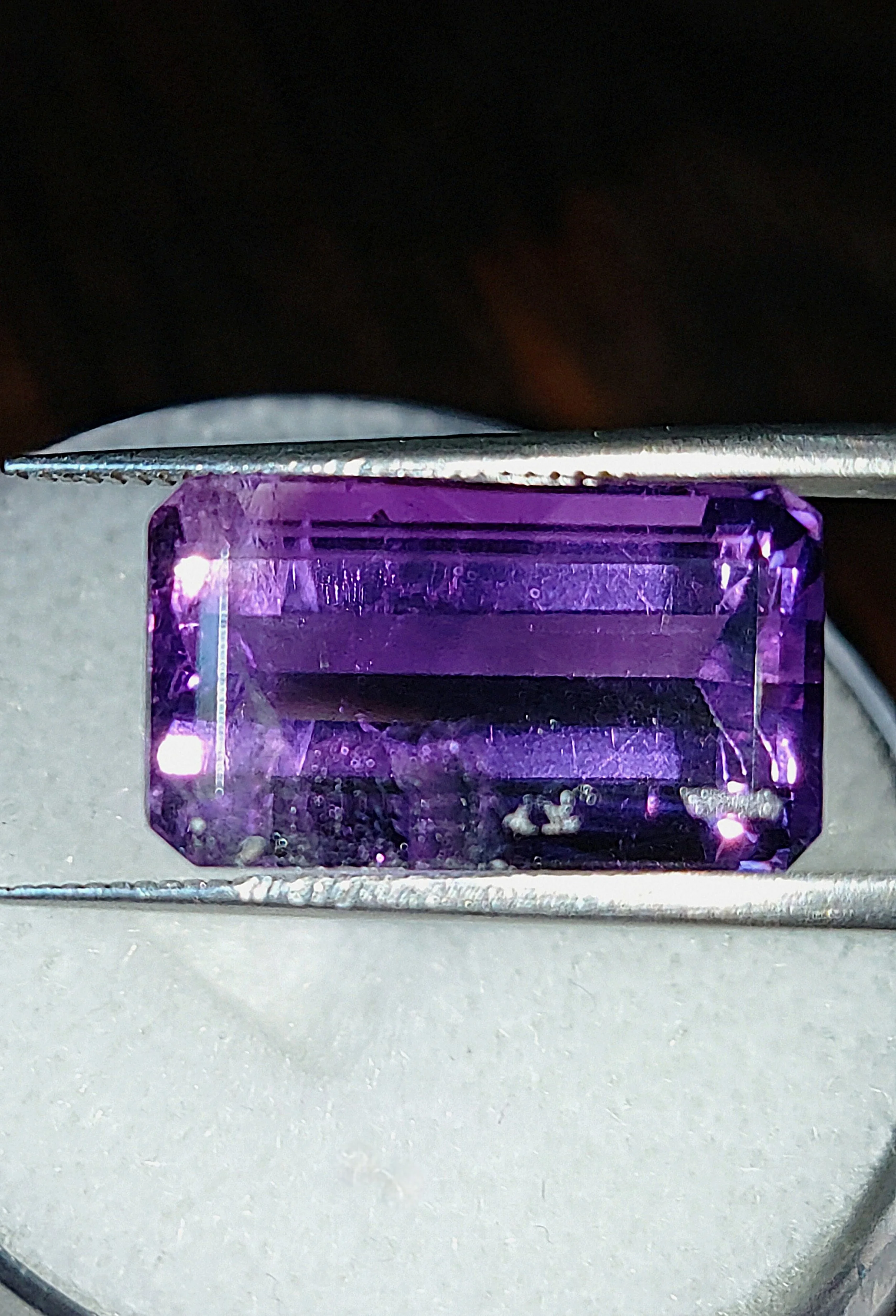 Genuine Hairy Amethyst 9.41ct from TheCoveAtFoxHollow.com