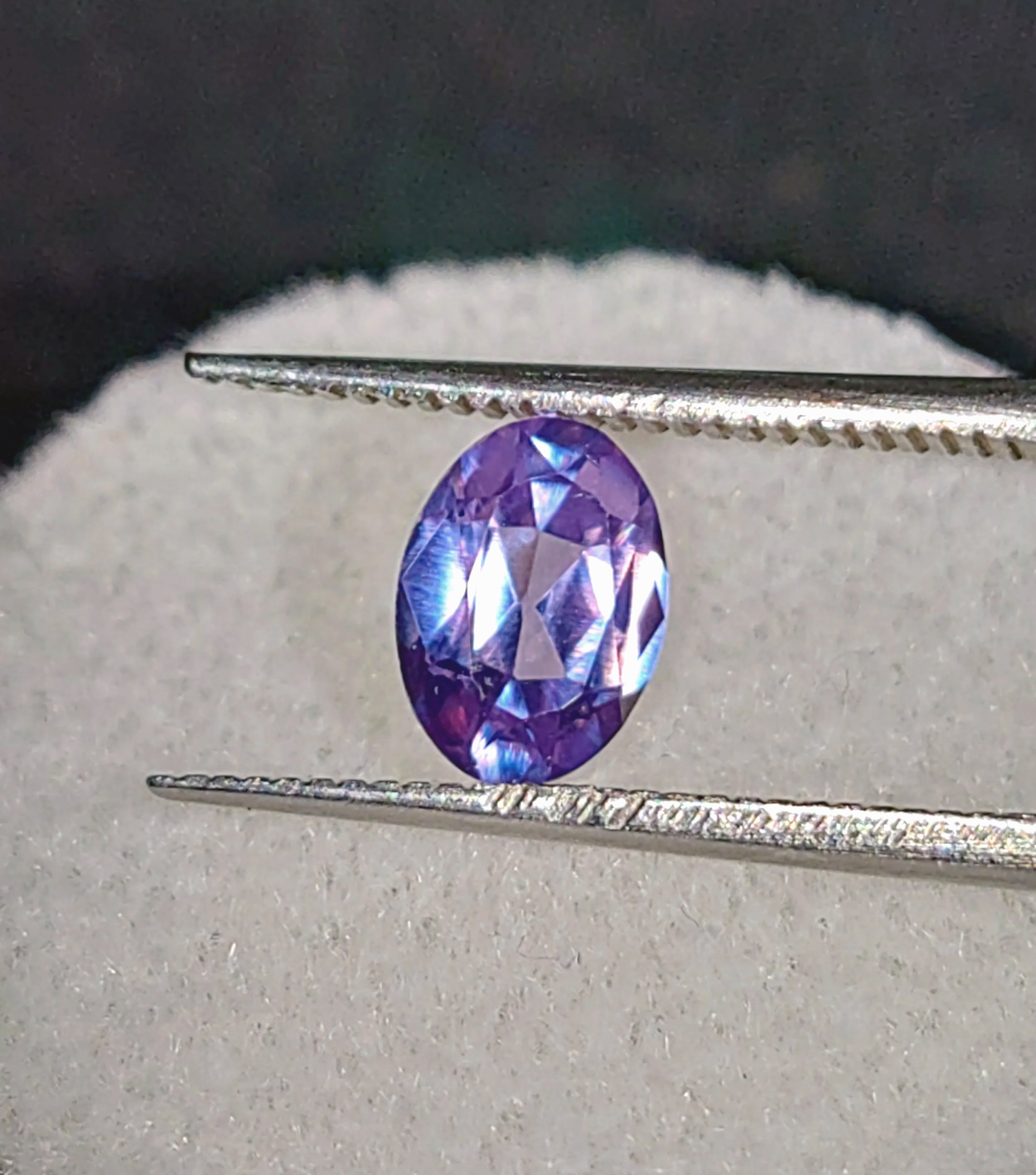 Genuine Alexandrite .87ct from TheCoveAtFoxHollow.com