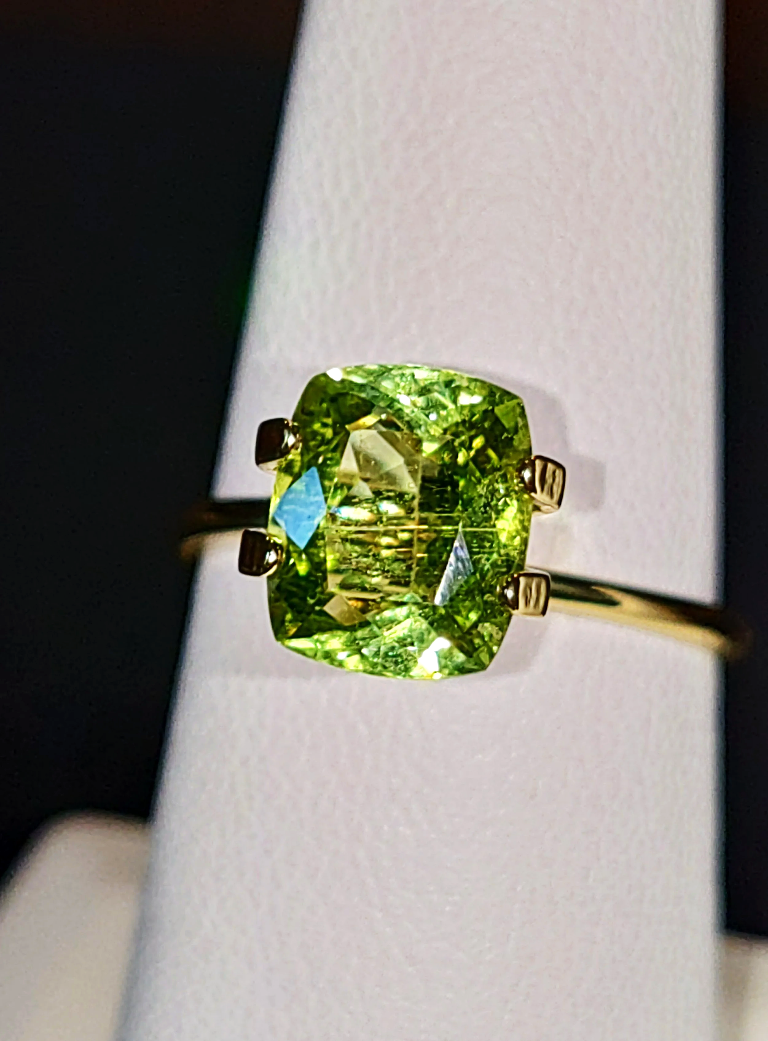 Genuine Neon Green Titanium Tourmaline 2.13ct TheCoveAtFoxHollow.com