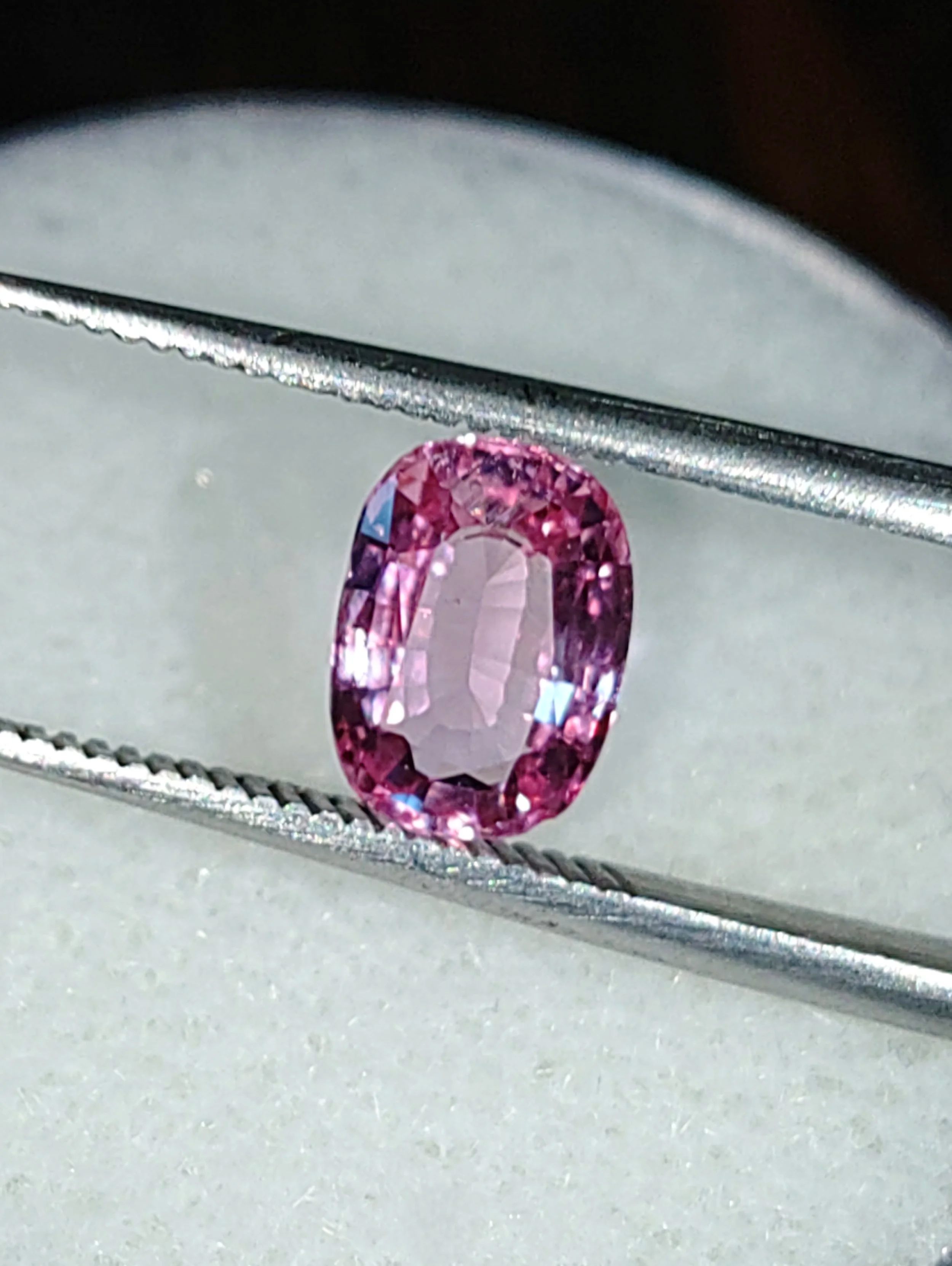 GIA Certified Pink Sapphire 1.16ct from TheCoveAtFoxHollow.com