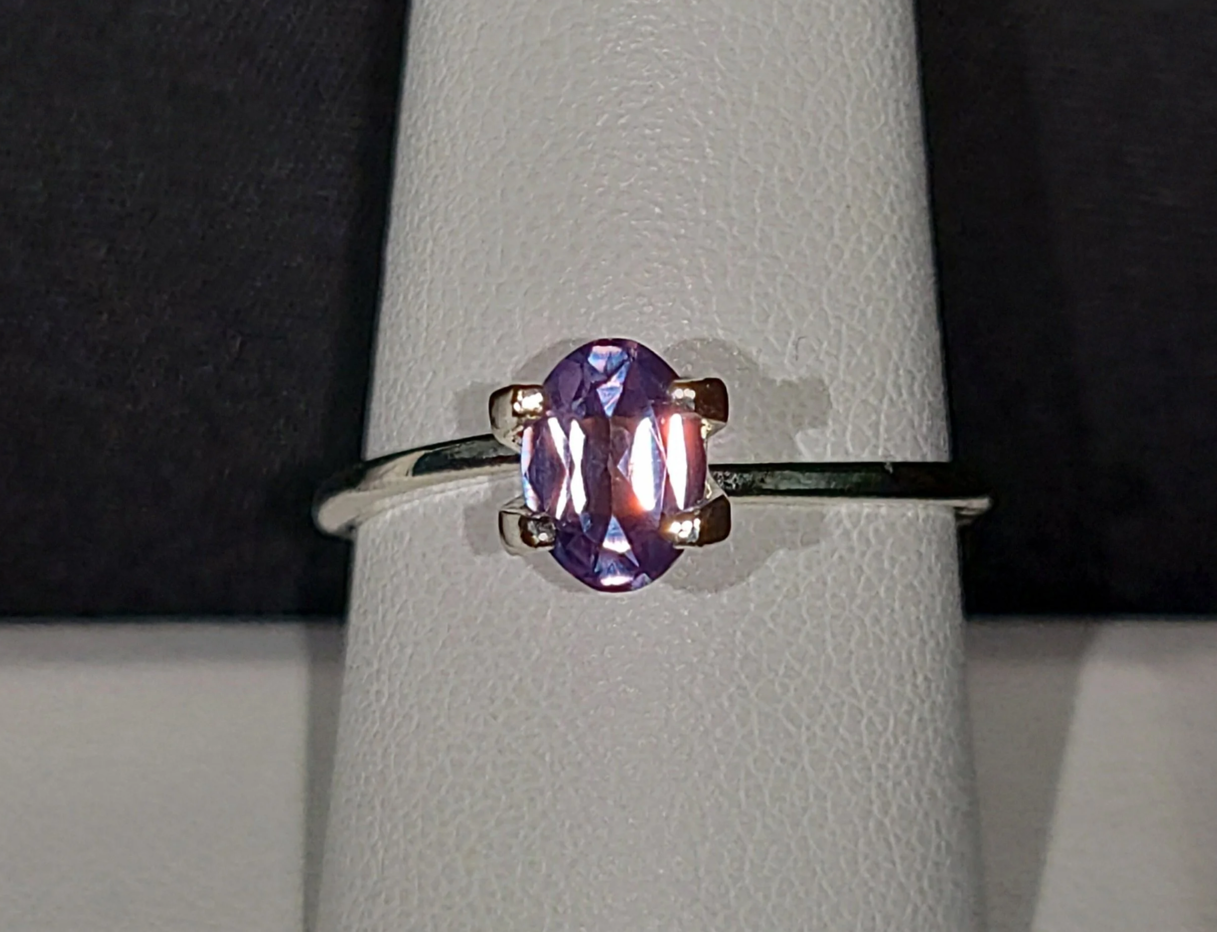 Genuine Alexandrite .87ct from TheCoveAtFoxHollow.com