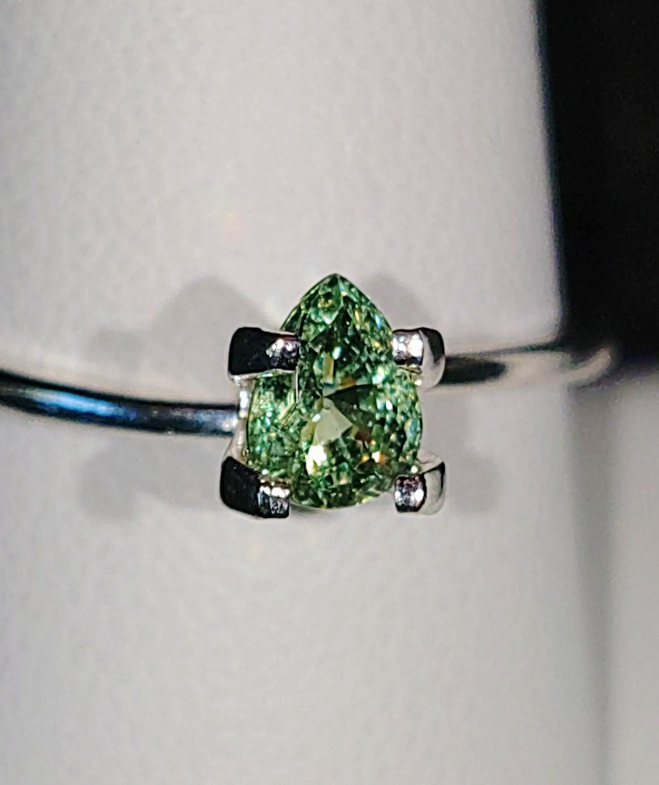 Genuine Green Dragon Mine Precious Demantoid Garnet .67ct from TheCoveAtFoxHollow.com