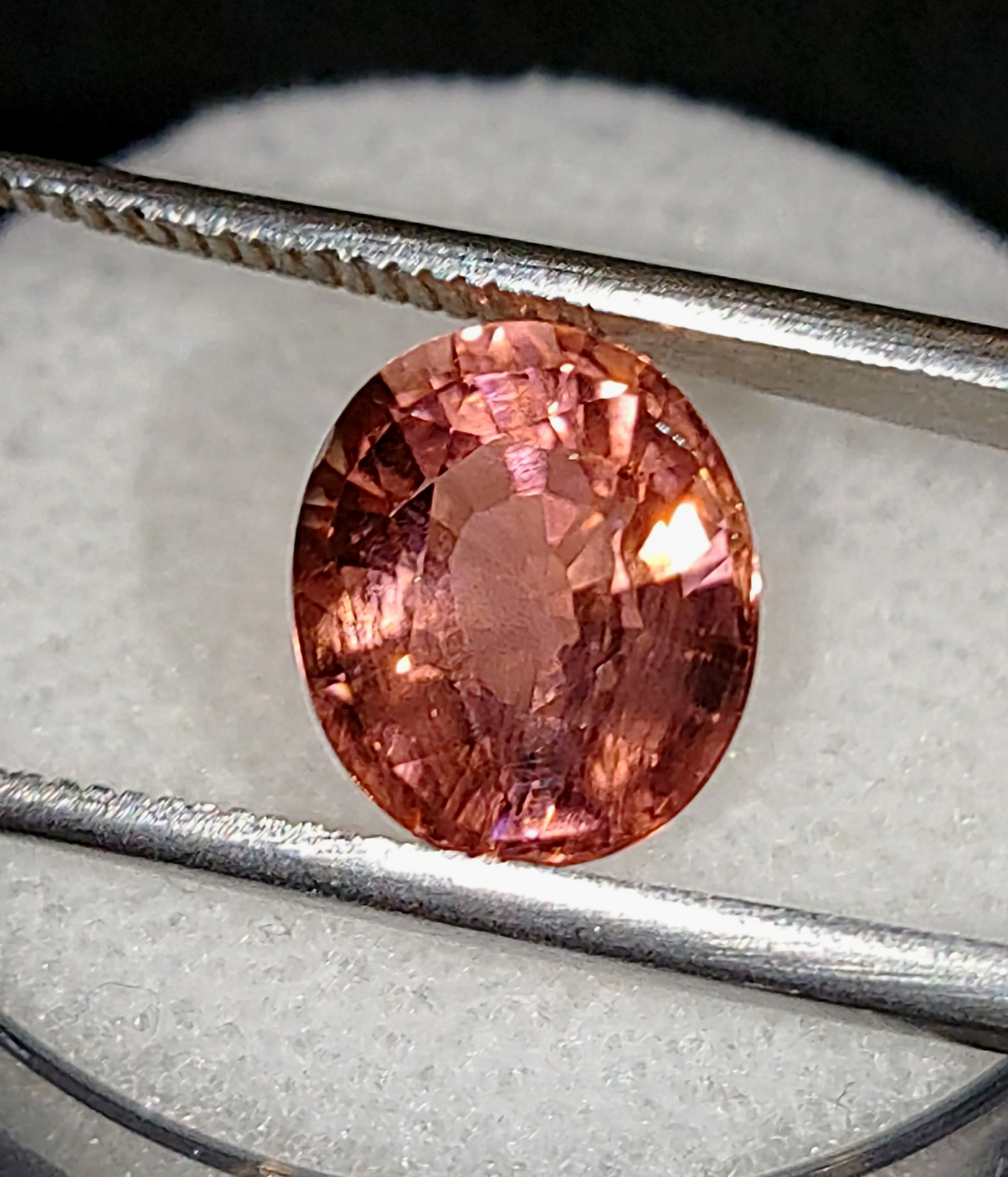 Genuine Neon Pink Orange Purple Titanium Tourmaline 3.26ct from TheCoveAtFoxHollow.com