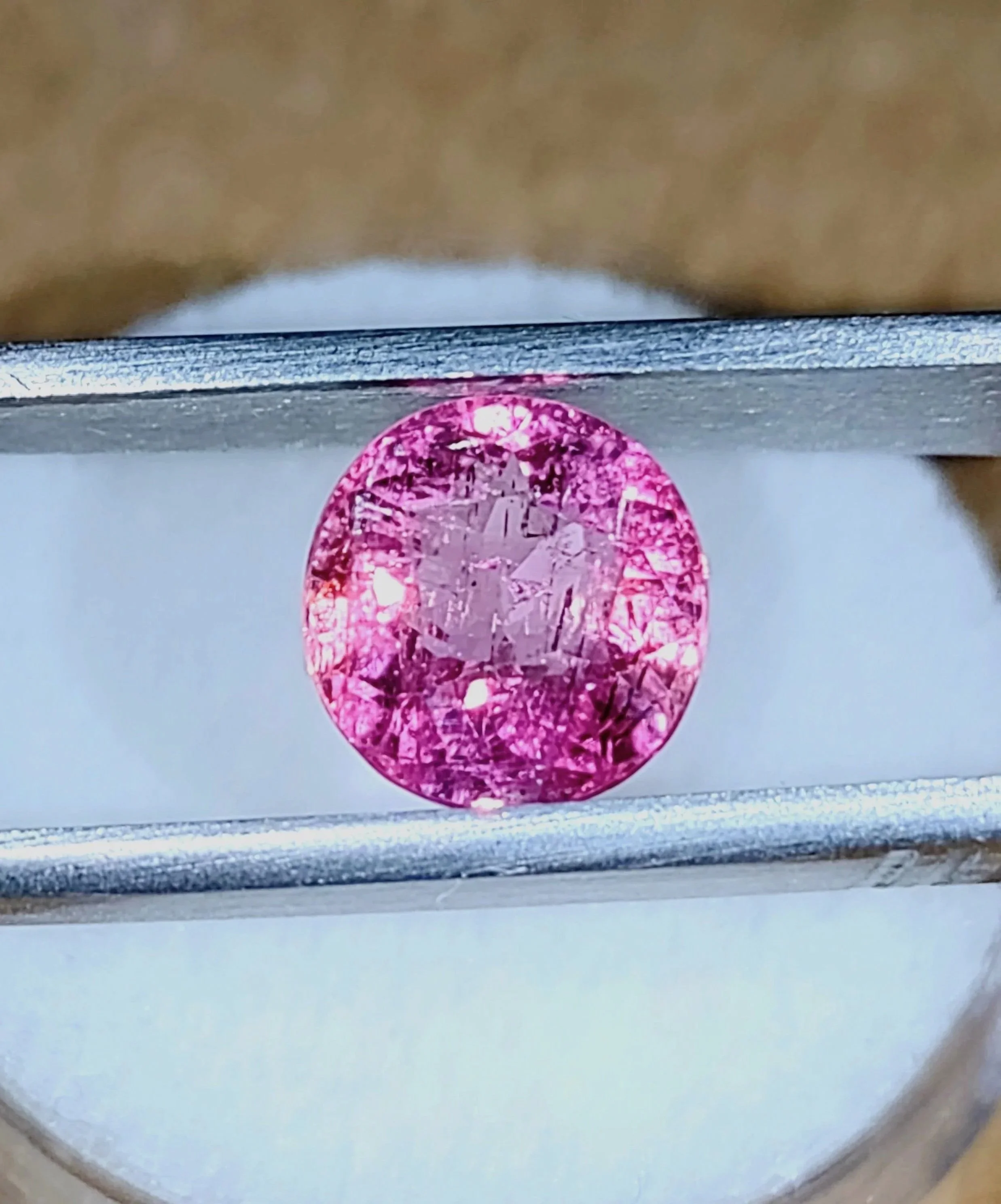 Genuine Neon Fuchsia Titanium Tourmaline 2.53ct from TheCoveAtFoxHollow.com