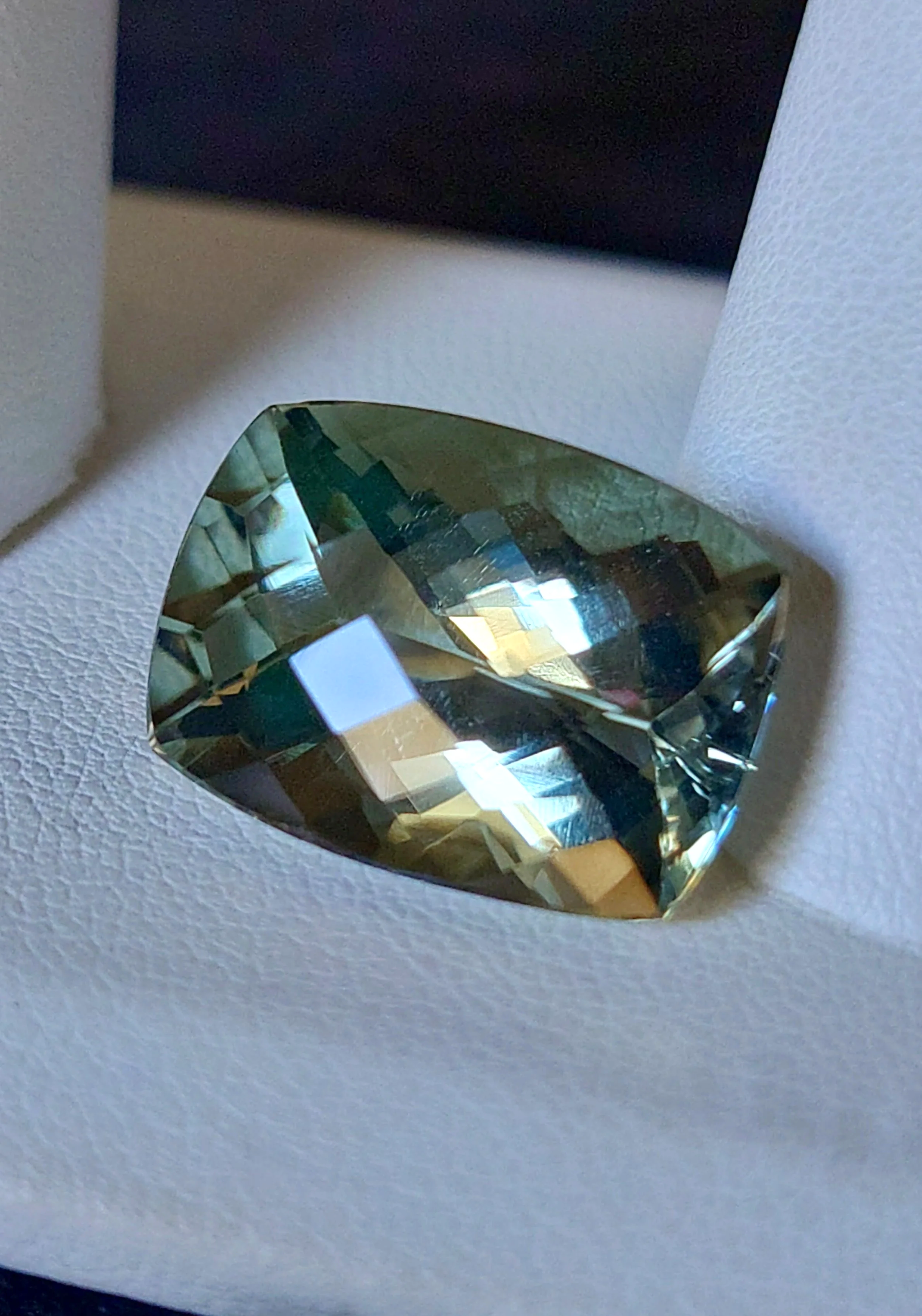Genuine Prasiolite 12.92ct from TheCoveAtFoxHollow.com