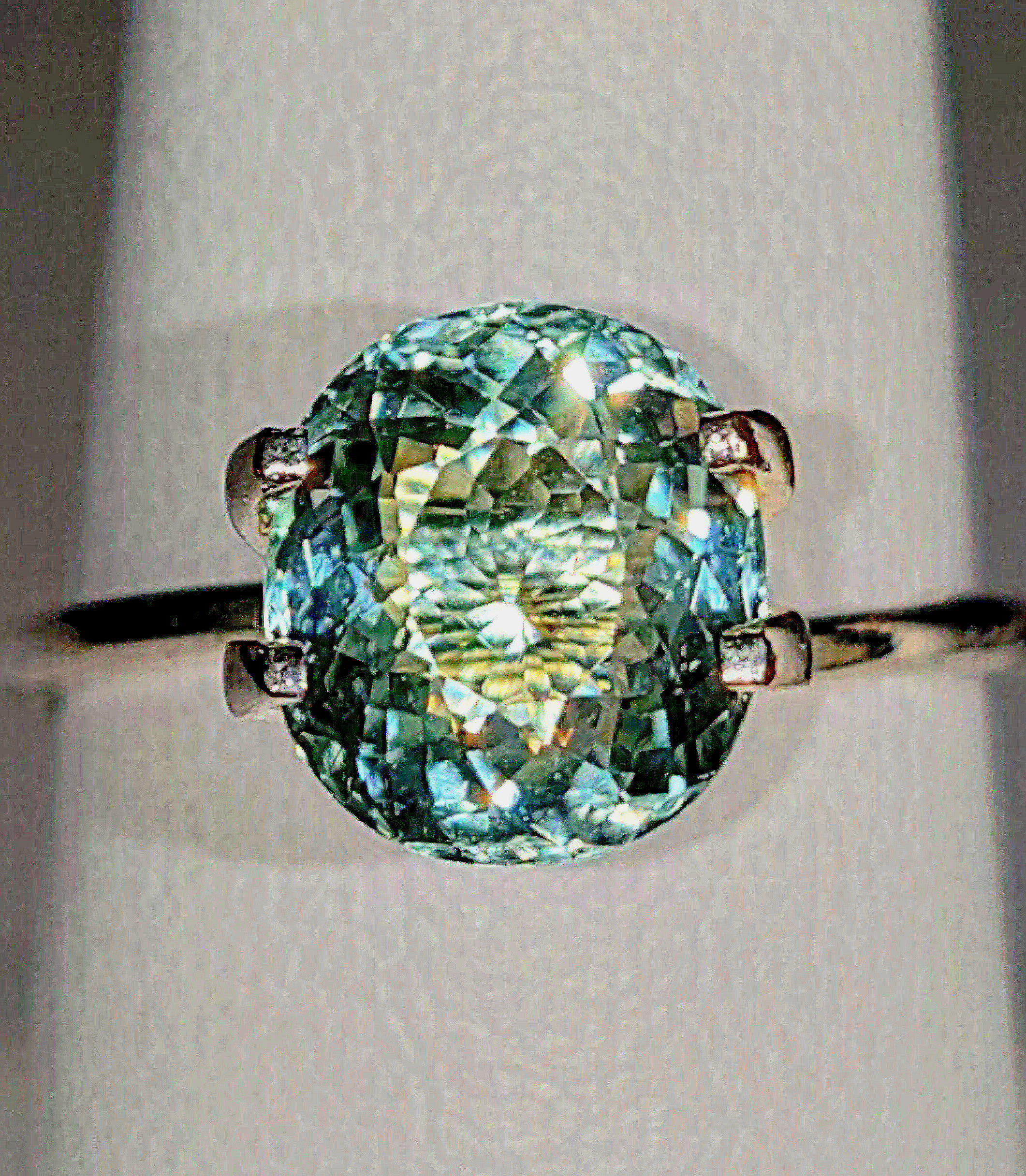 Neon Aqua Blue Titanium Tourmaline 2.94ct