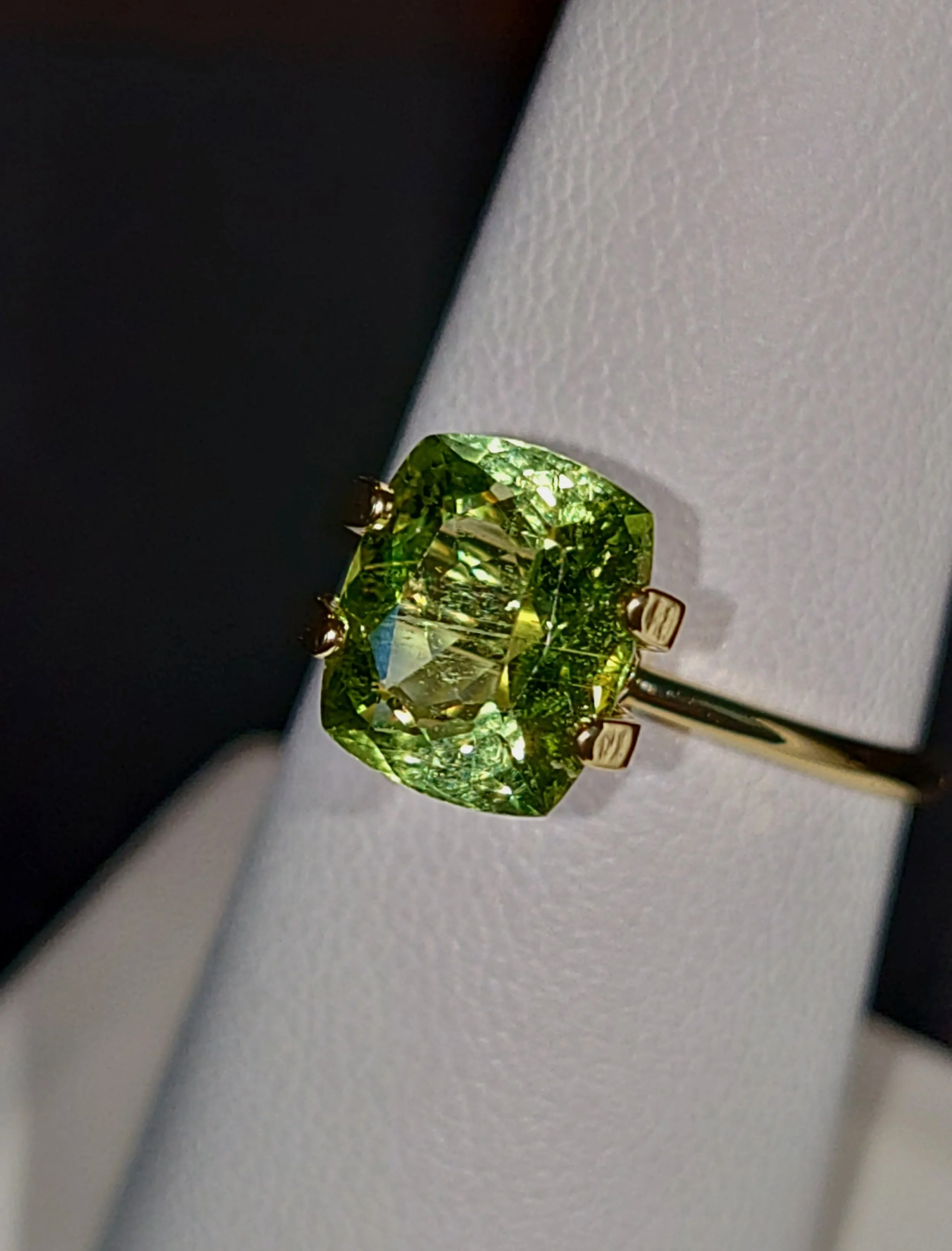 Genuine Neon Green Titanium Tourmaline 2.13ct TheCoveAtFoxHollow.com