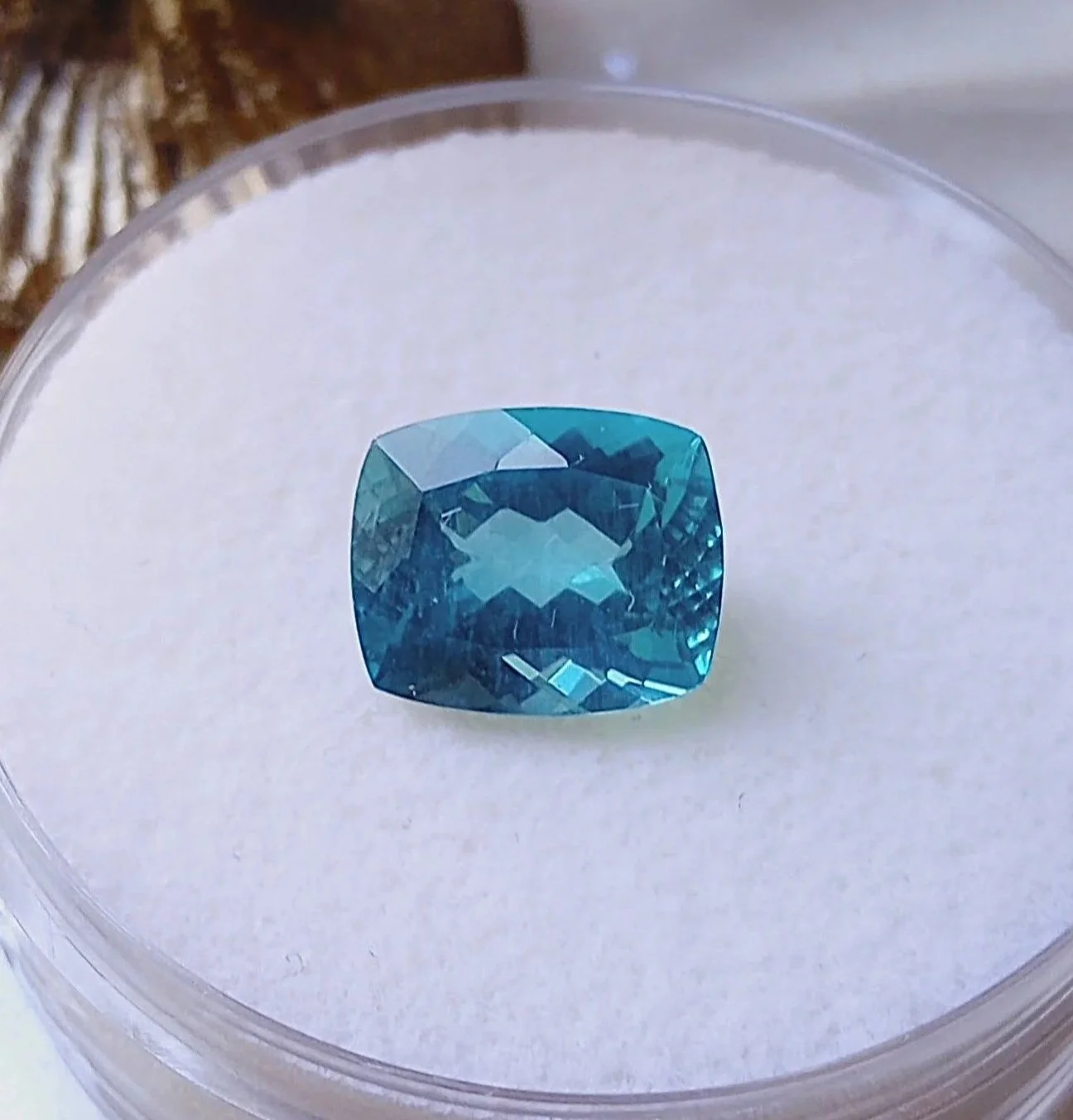 Genuine Neon Blue Apatite 6ct from TheCoveAtFoxHollow.com