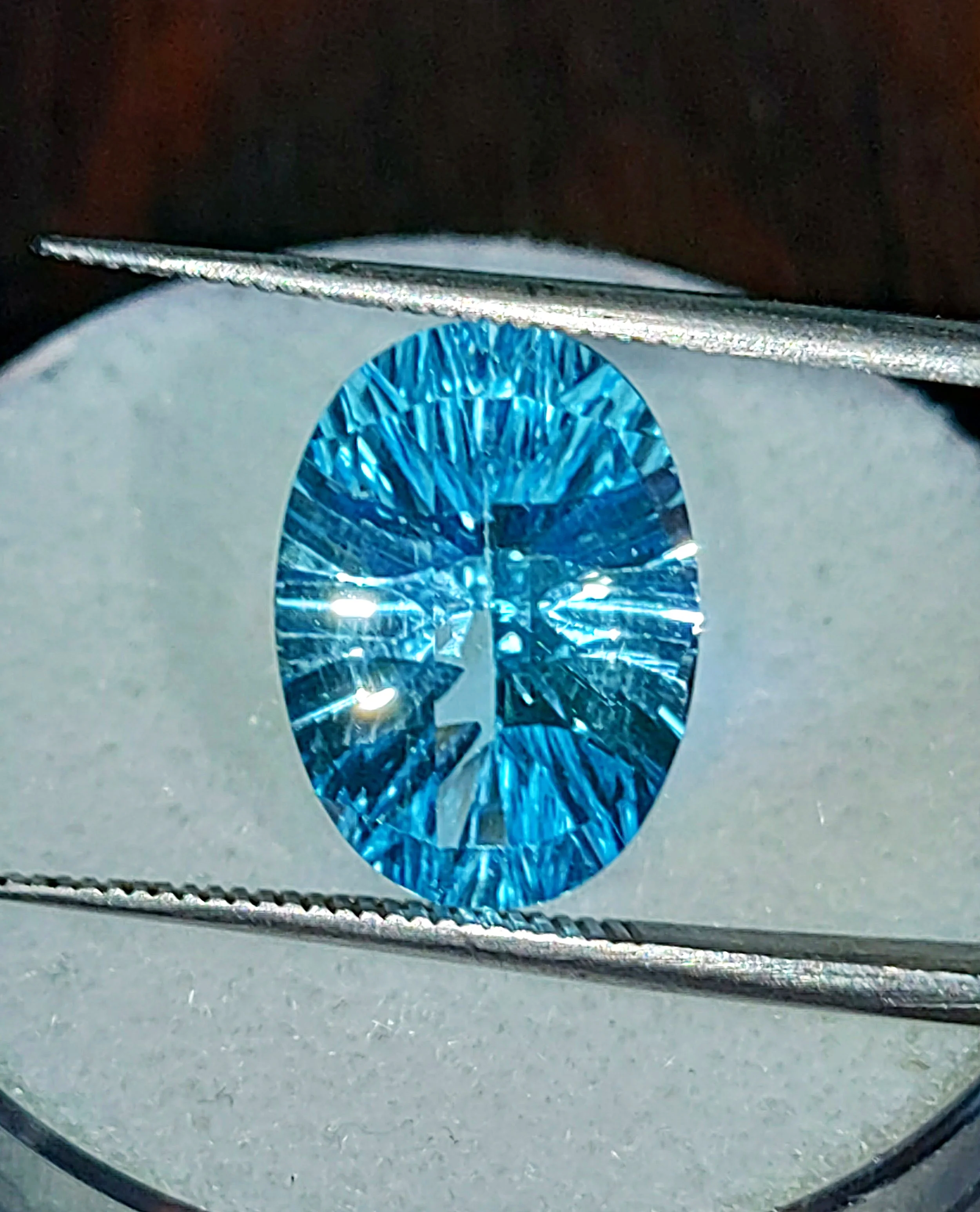 Genuine Swiss Blue Topaz 6.71ct from TheCoveAtFoxHollow.com