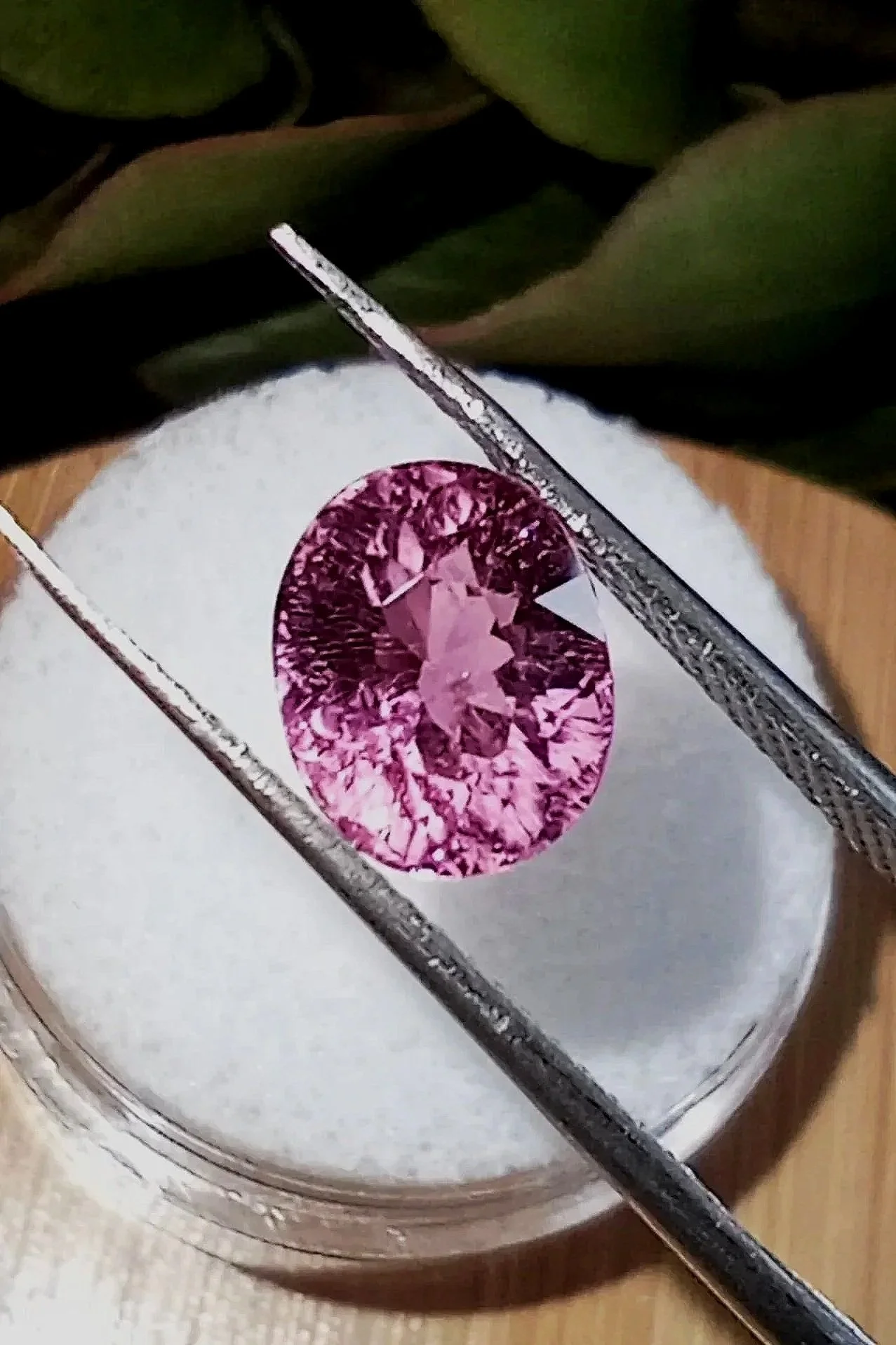 Genuine Neon Hot Pink Titanium Tourmaline 2.58ct TheCoveAtFoxHollow.com