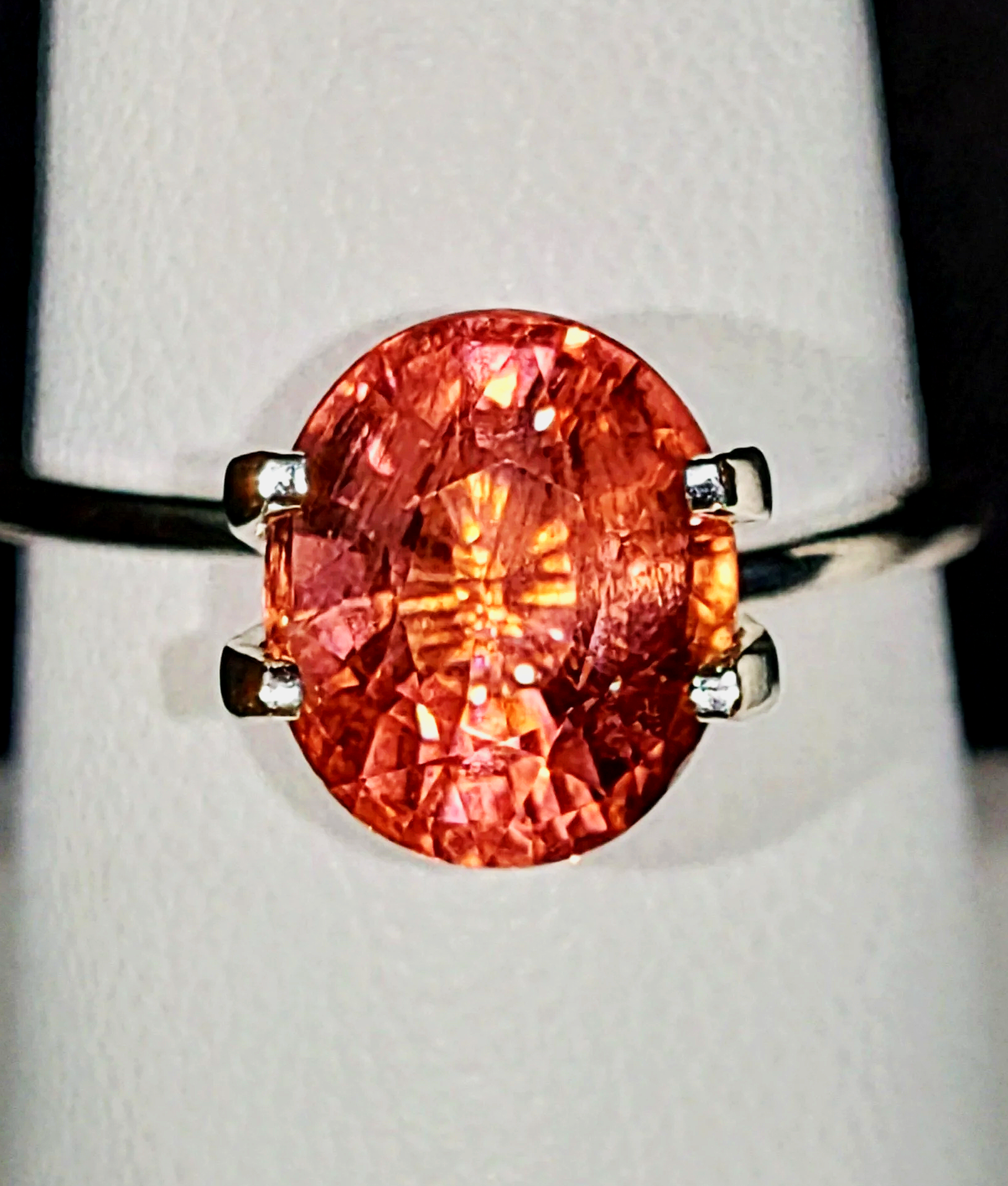 Genuine Neon Pink Orange Purple Titanium Tourmaline 3.26ct from TheCoveAtFoxHollow.com