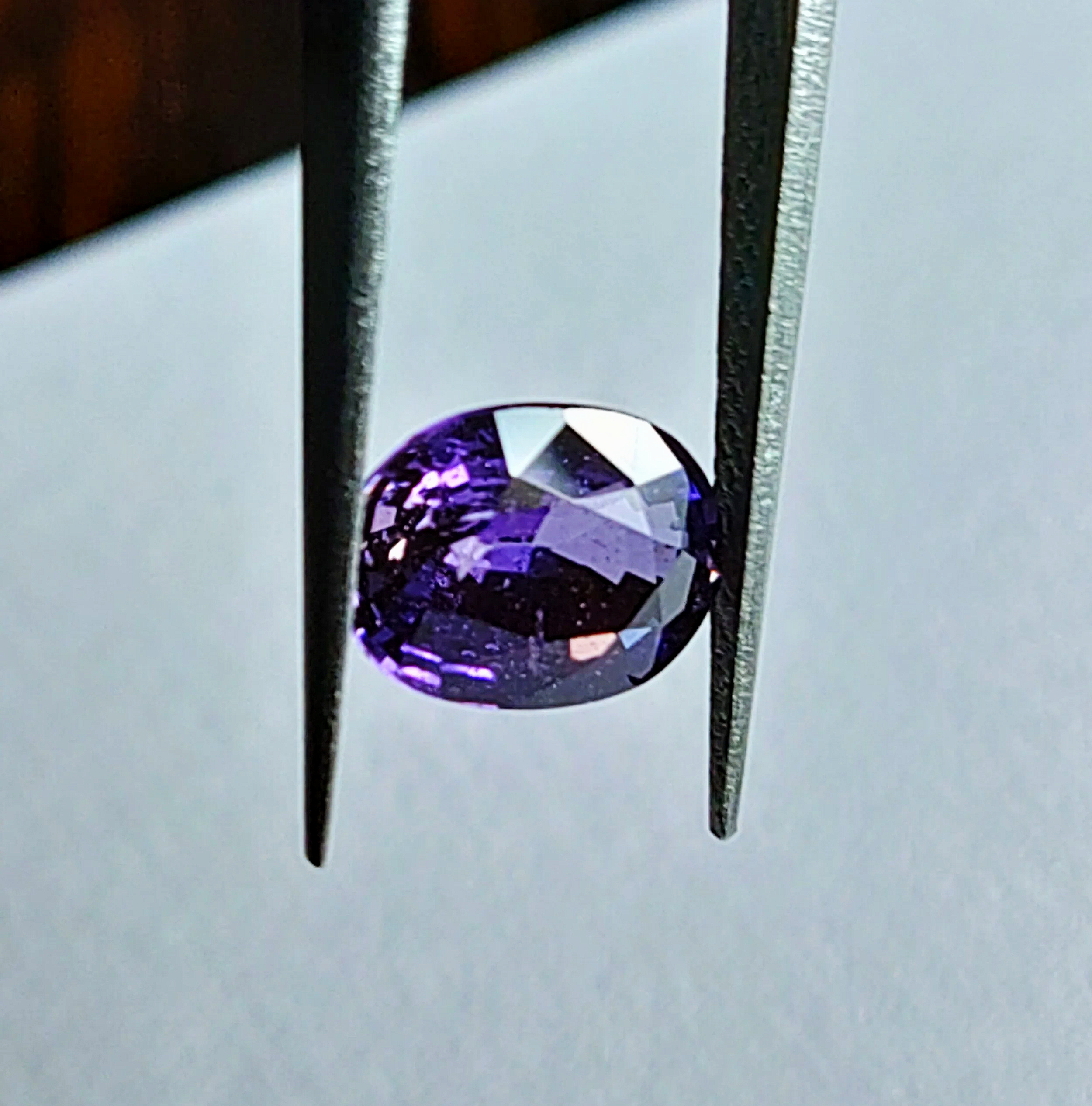 Genuine Ceylon Color Change Sapphire at 1.50ct from TheCoveAtFoxHollow.com
