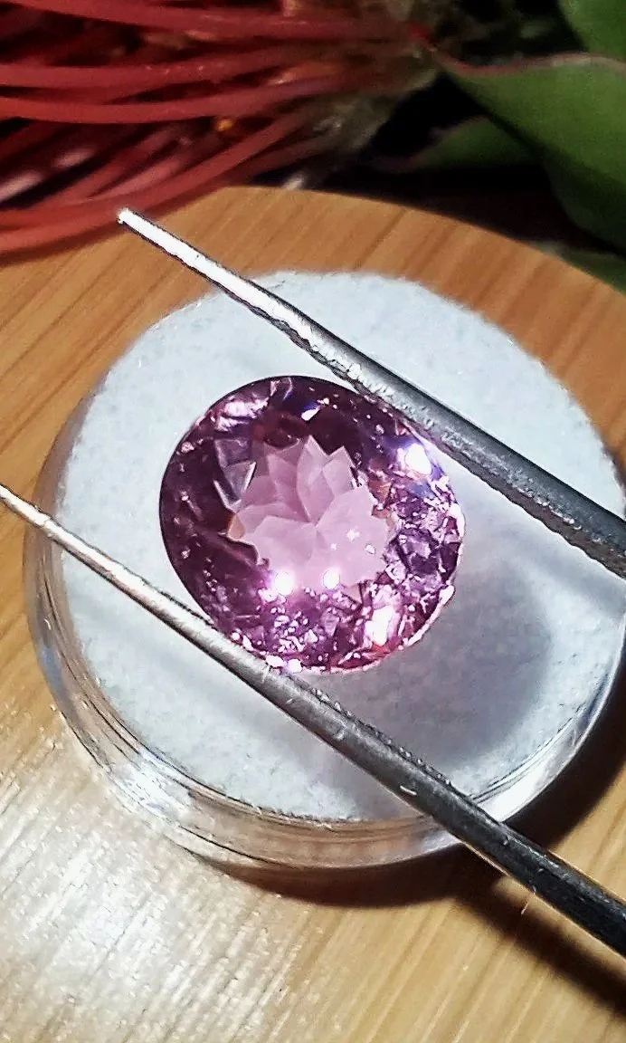 Genuine Neon Pink Titanium Tourmaline 3ct from TheCoveAtFoxHollow.com