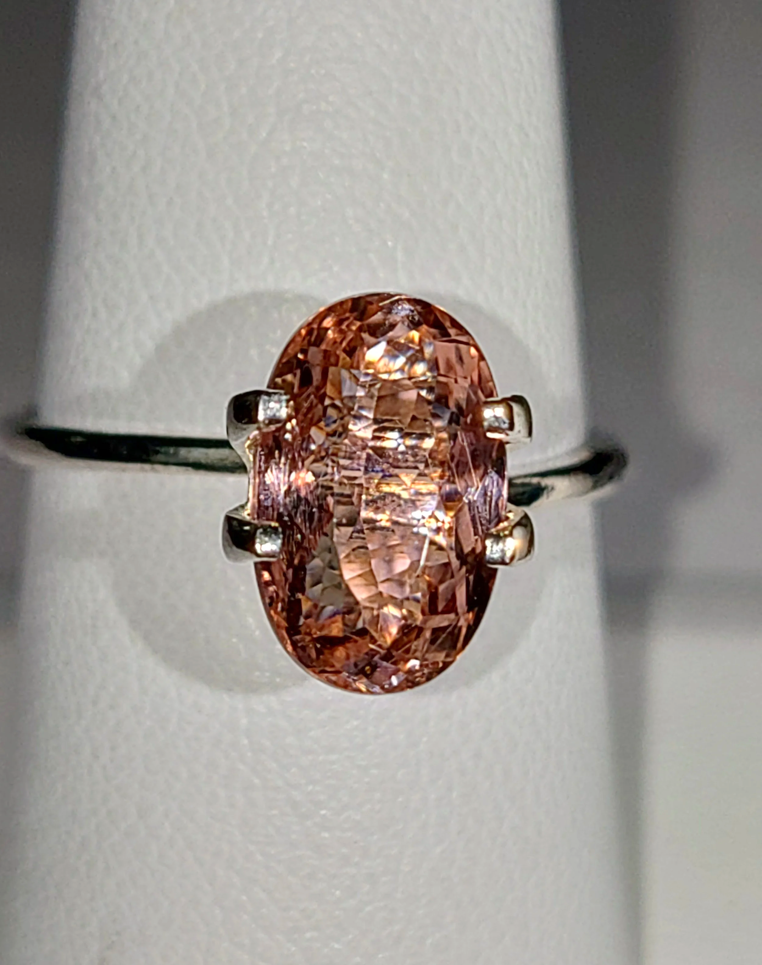 Genuine Neon Orange Pink Titanium Tourmaline 3ct from TheCoveAtFoxHollow.com