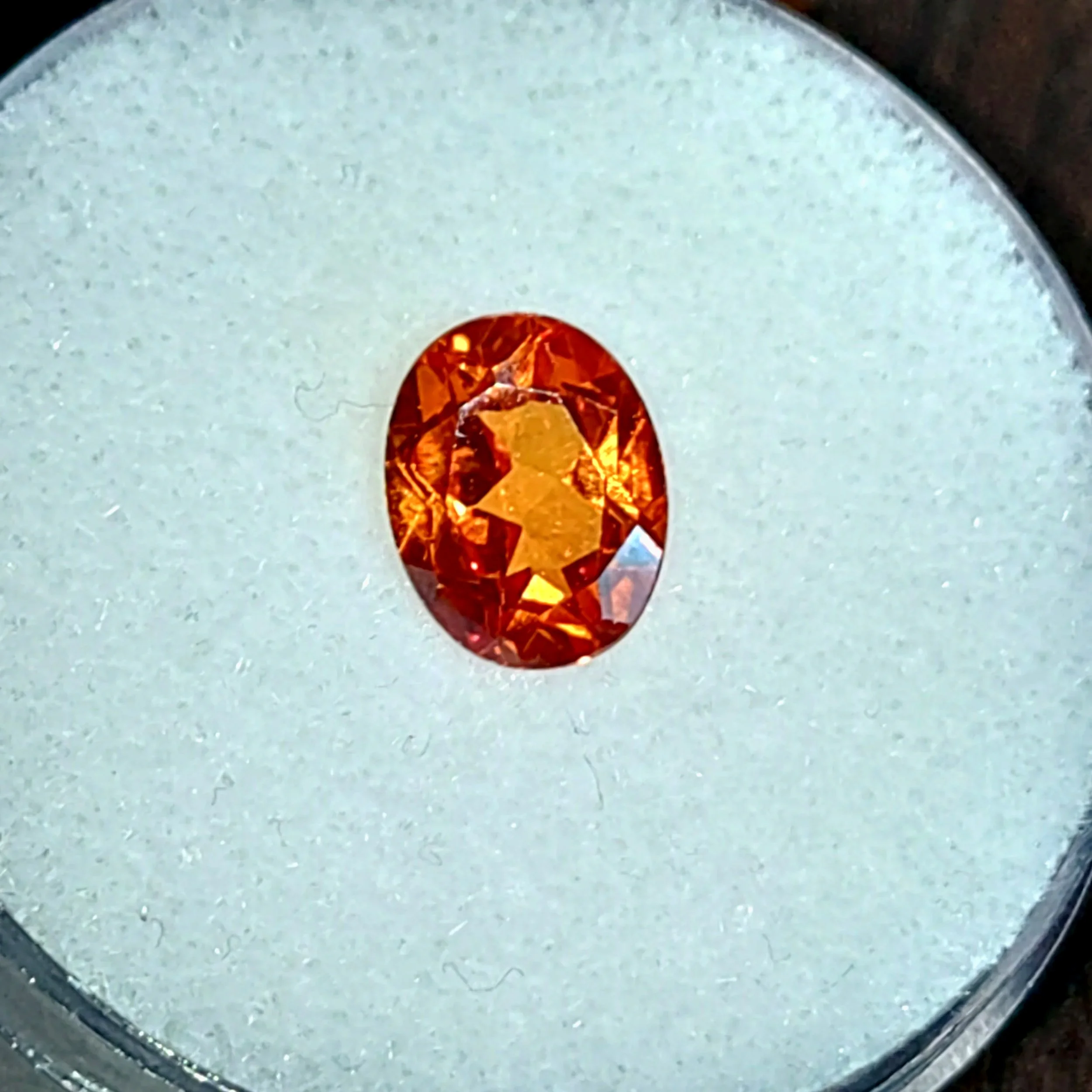 Genuine Mandarin Garnet 2.37ct from TheCoveAtFoxHollow.com