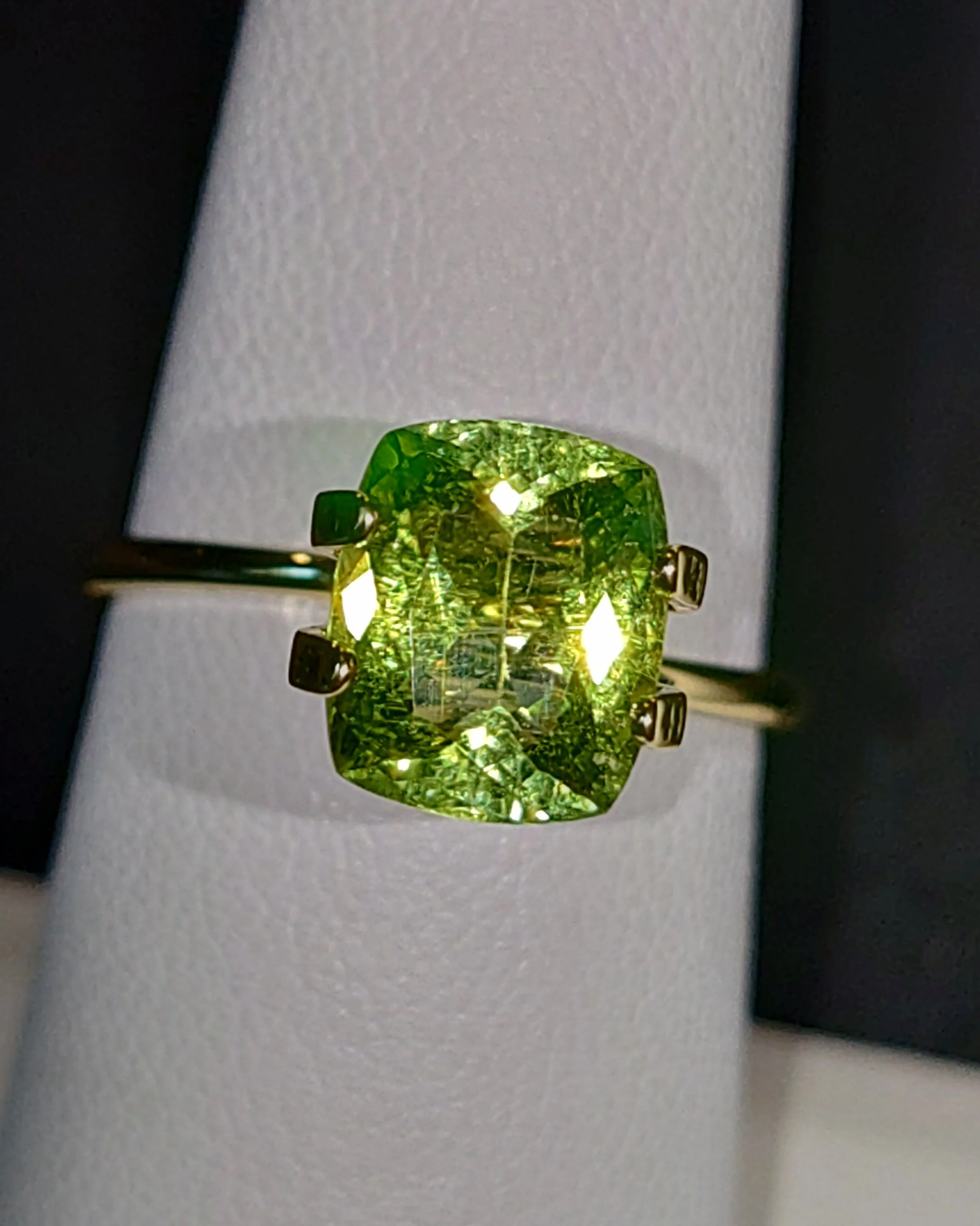 Genuine Neon Green Titanium Tourmaline 2.13ct TheCoveAtFoxHollow.com