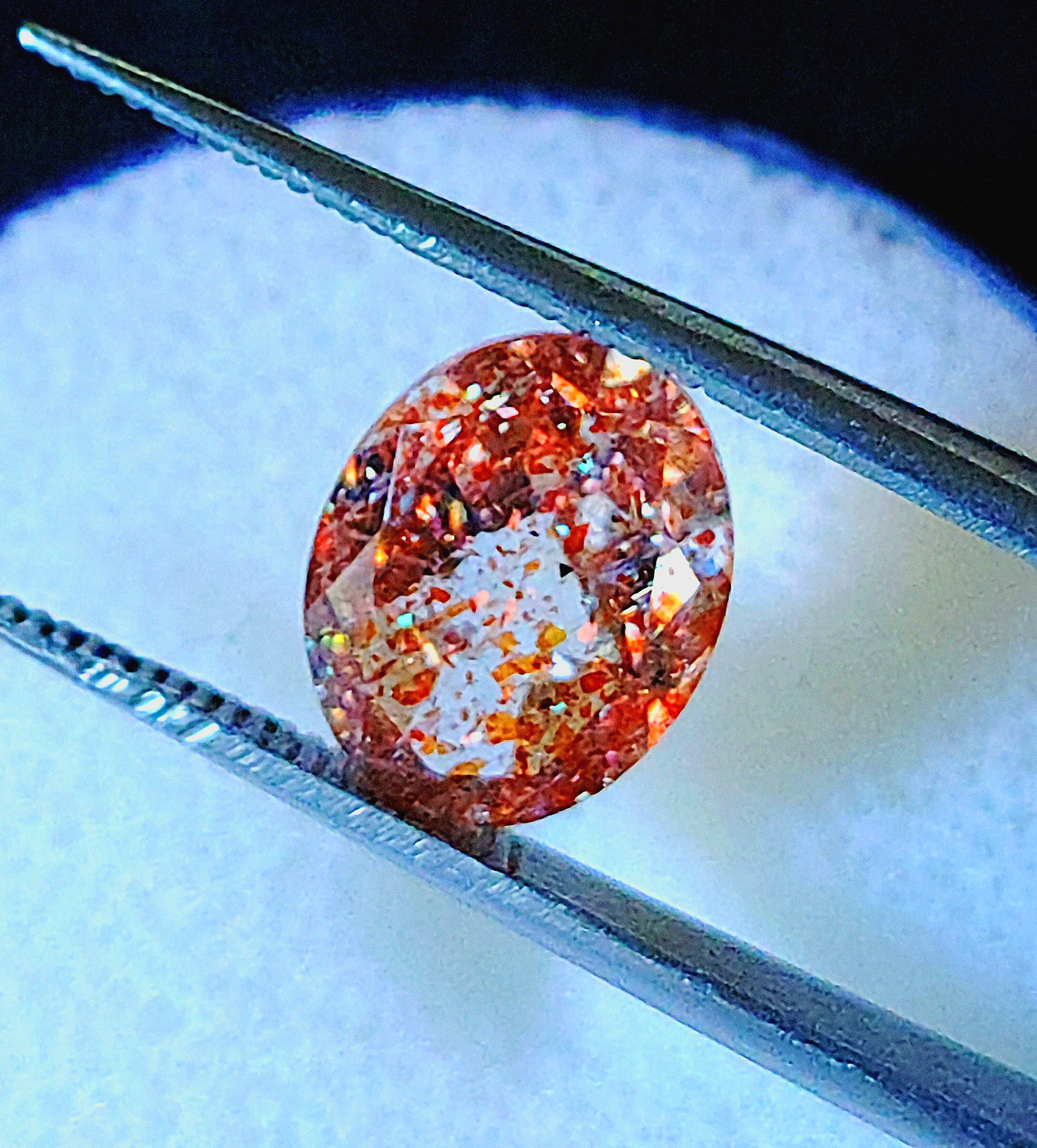 Genuine Tanzanian Sunstone 2.56ct from TheCoveAtFoxHollow.com