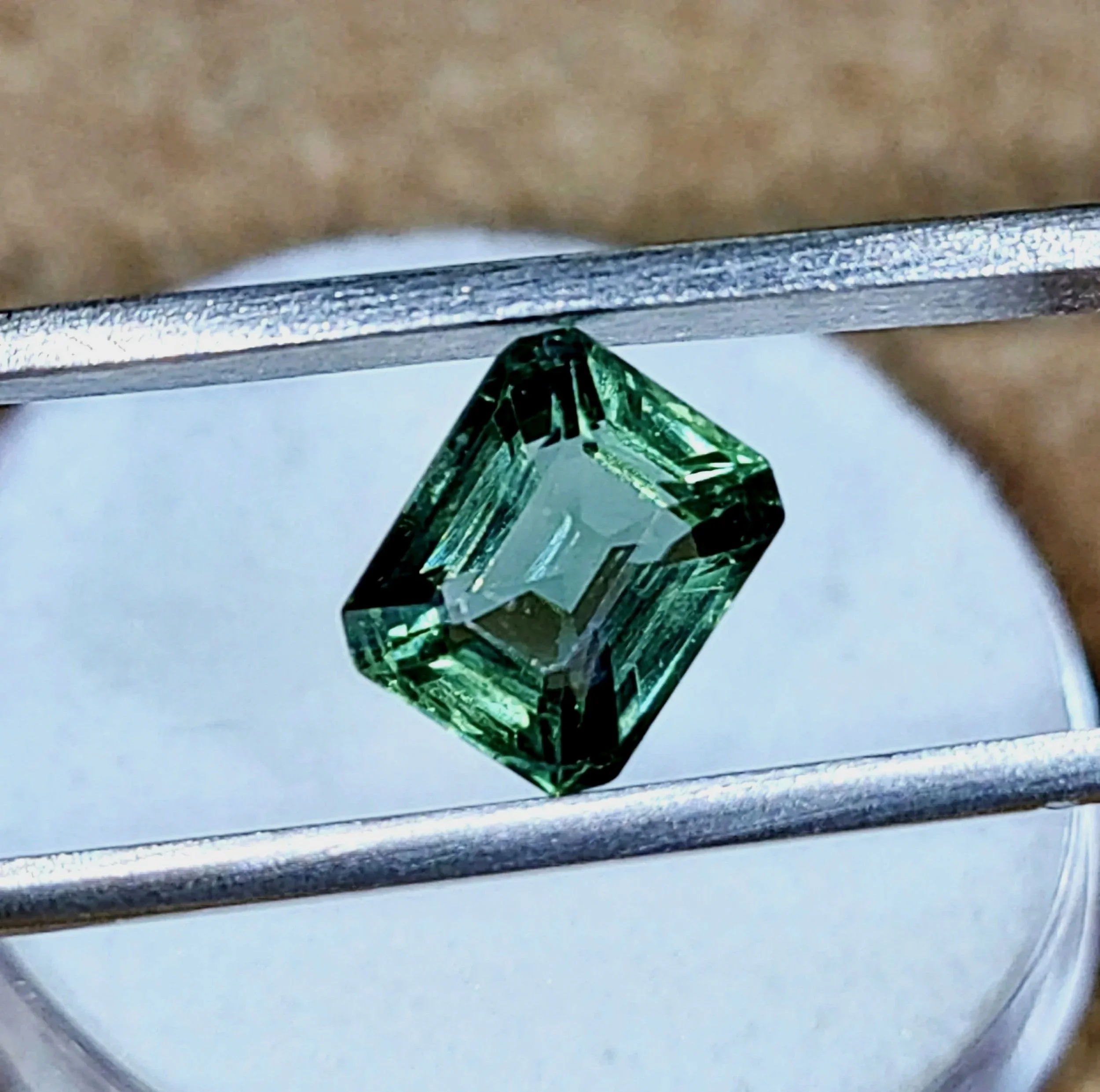 Genuine Unheated Green Apatite 1.93ct from TheCoveAtFoxHollow.com