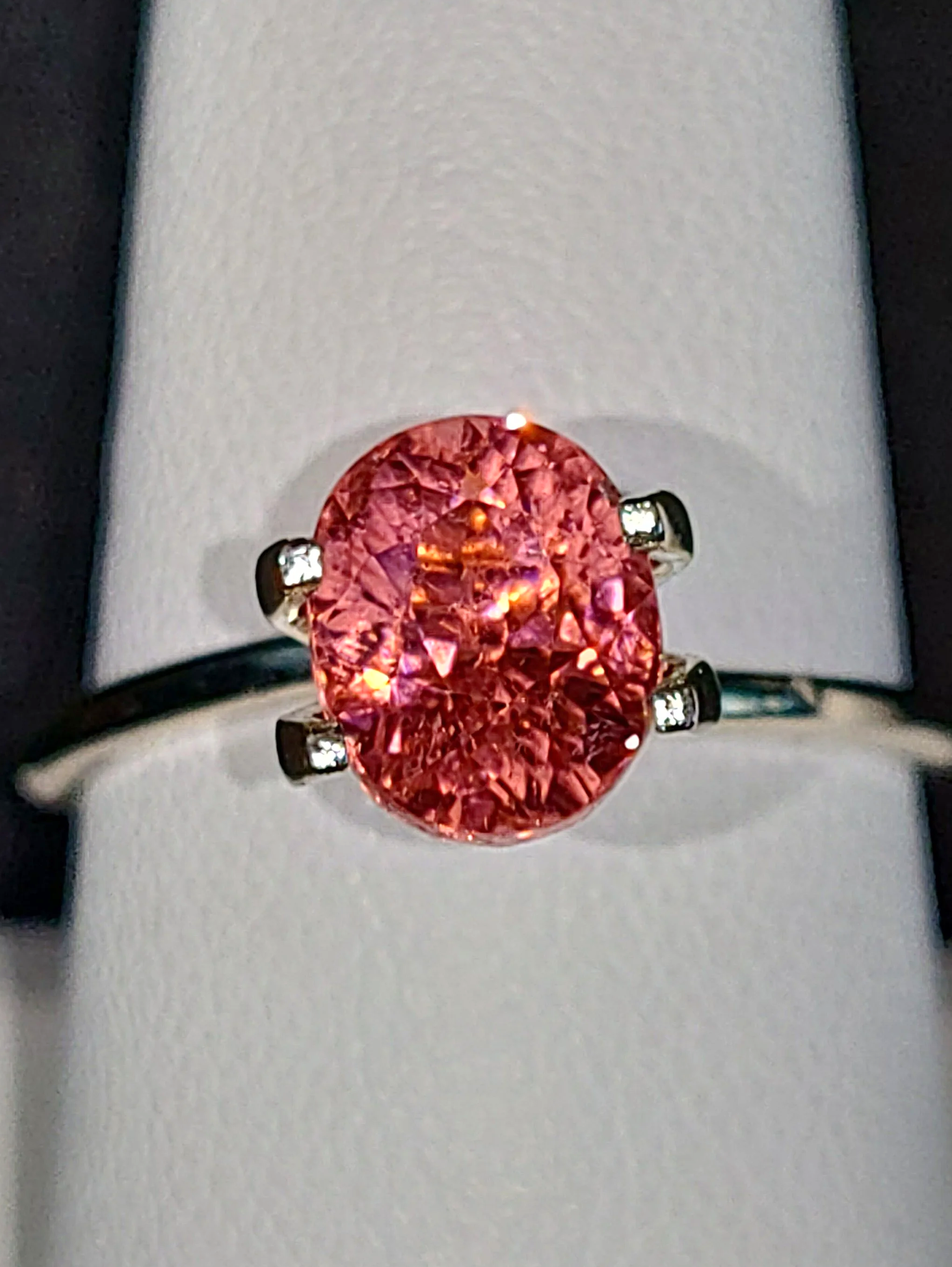 Neon Hot Pink Titanium Tourmaline 2.58ct