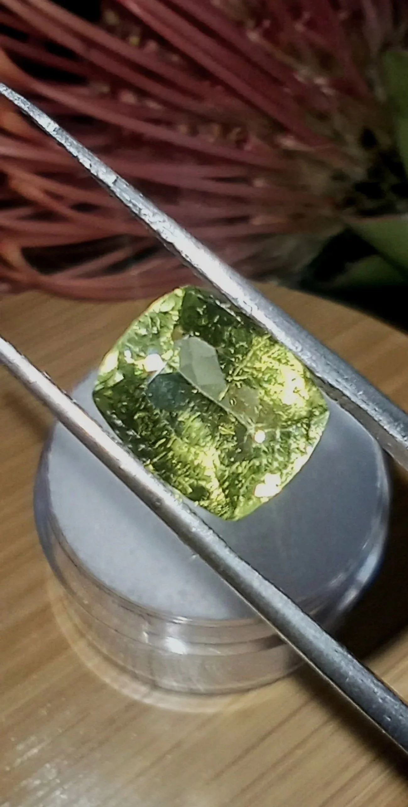 Genuine Neon Green Titanium Tourmaline 2.13ct TheCoveAtFoxHollow.com