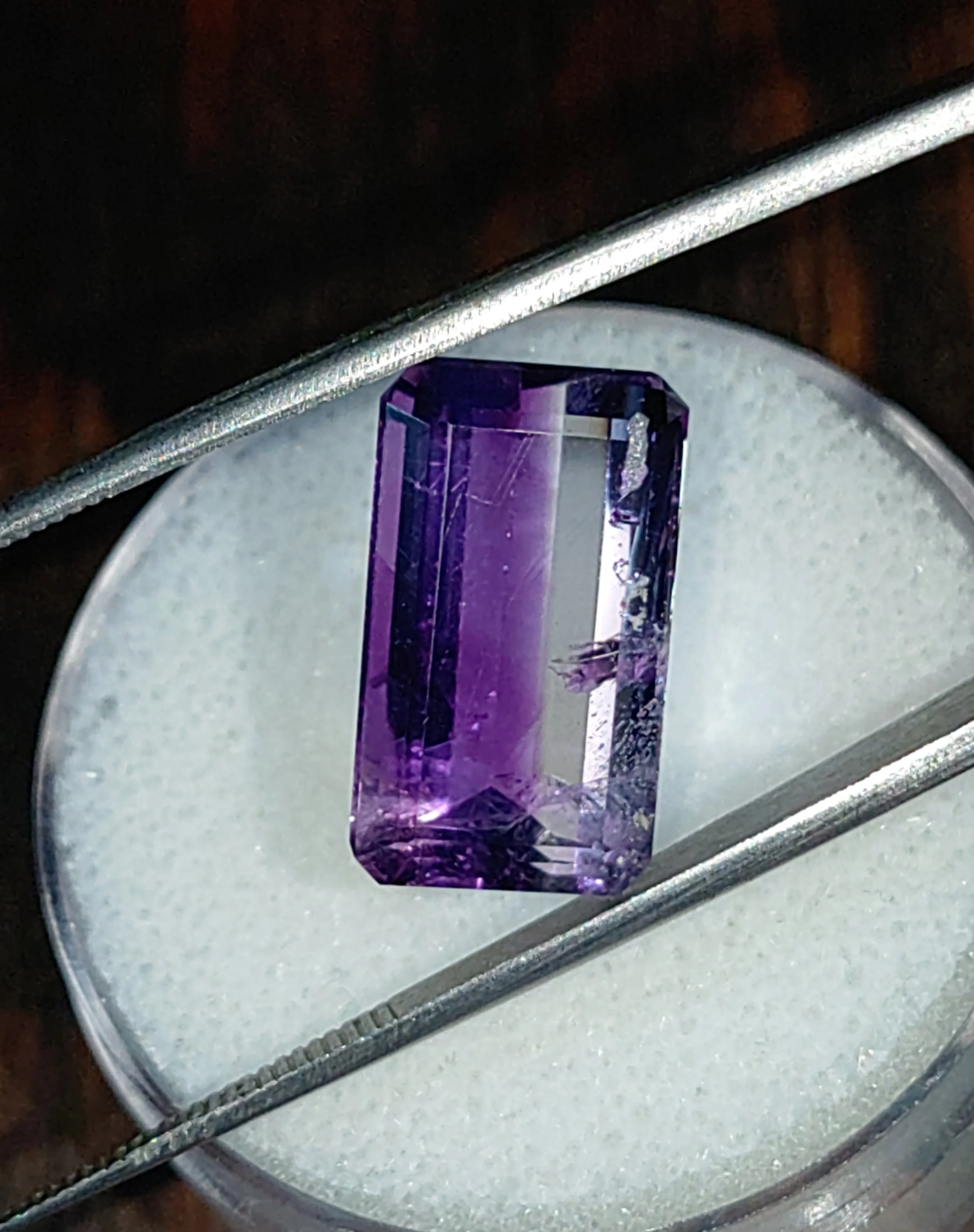 Genuine Hairy Amethyst 9.41ct from TheCoveAtFoxHollow.com