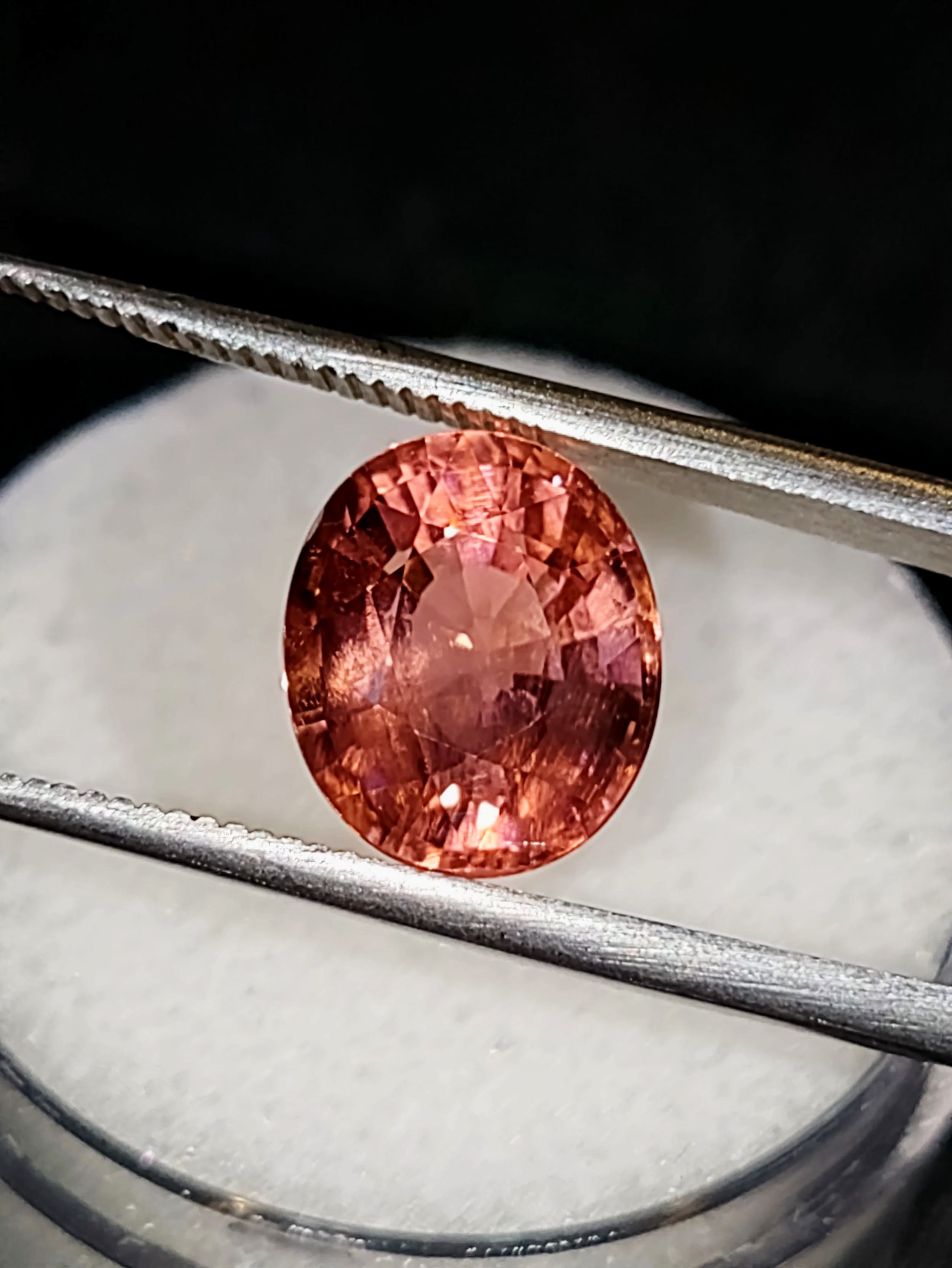 Genuine Pink Orange Purple Titanium Tourmaline 3.26ct from TheCoveAtFoxHollow.com