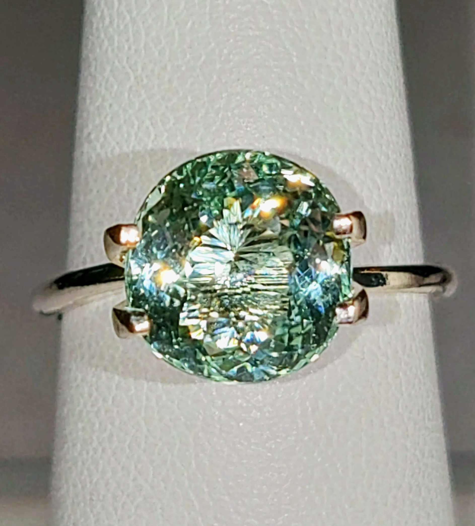 Genuine Neon Seafoam Titanium Tourmaline 3.18ct from TheCoveAtFoxHollow.com