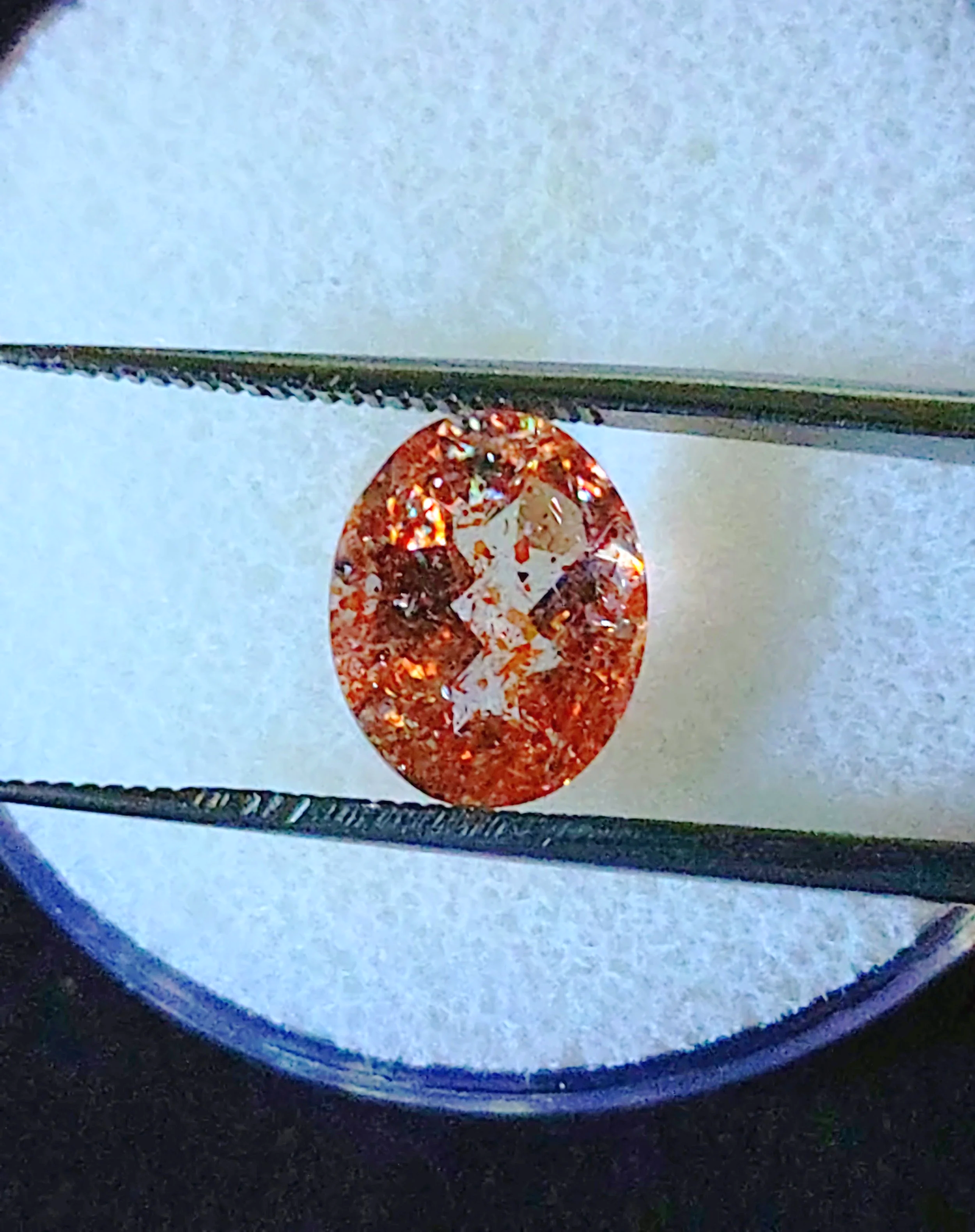 Genuine Tanzanian Sunstone 2.56ct from TheCoveAtFoxHollow.com
