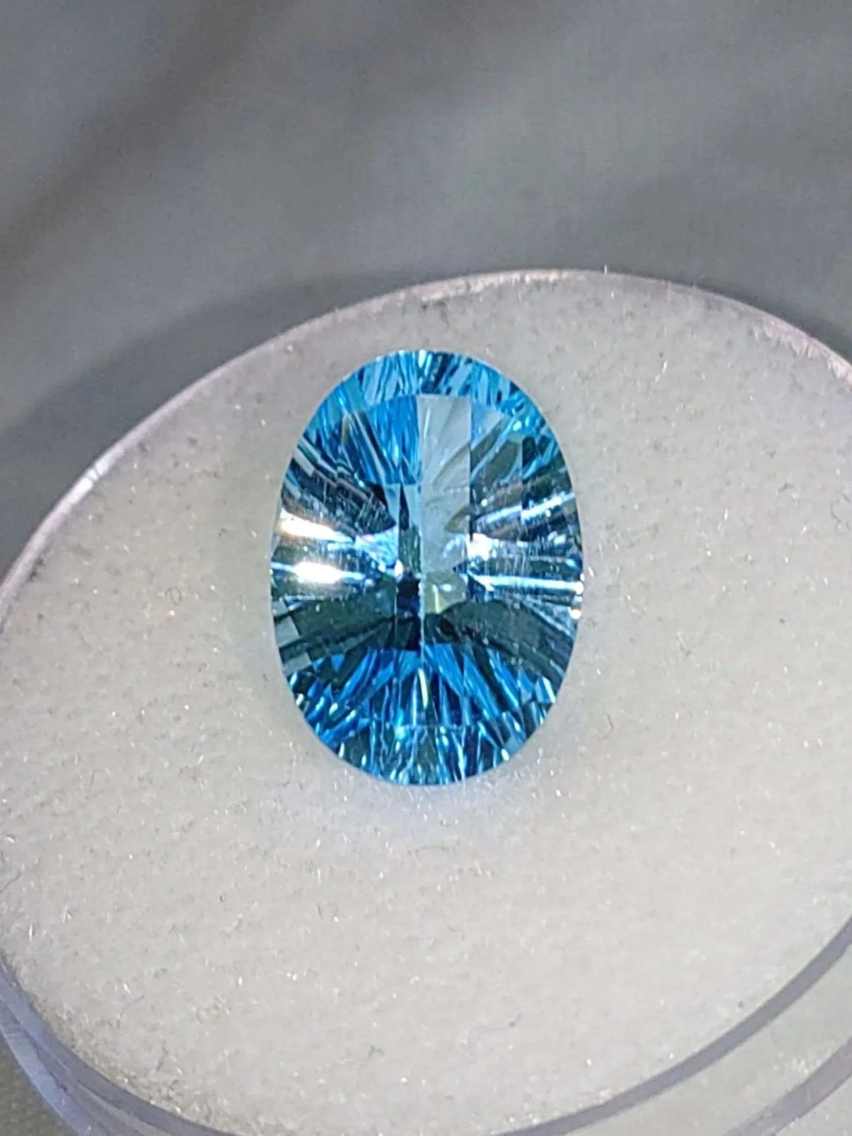 Genuine Swiss Blue Topaz 6.71ct from TheCoveAtFoxHollow.com