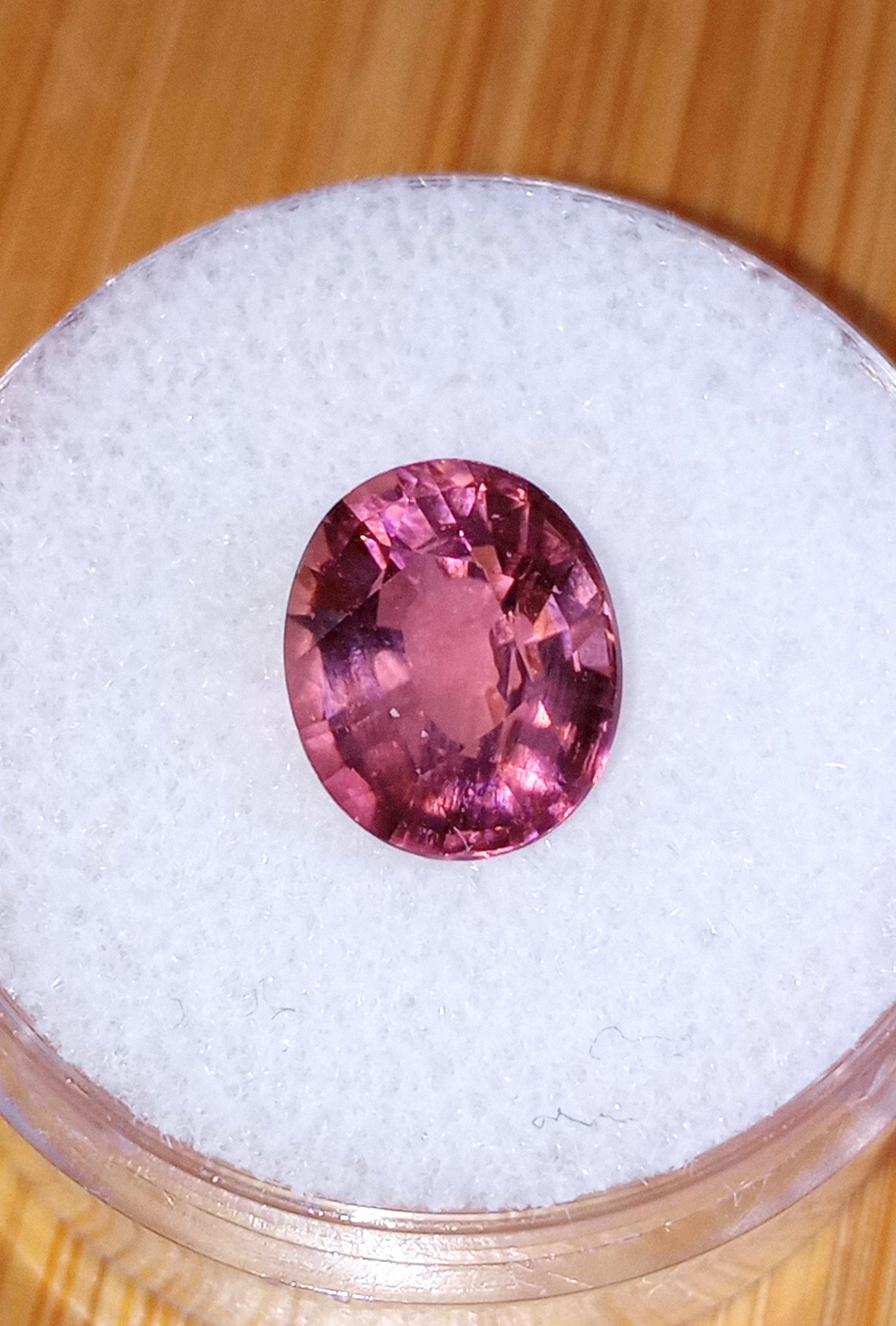 Genuine Pink Orange Padparadscha Congolese Tourmaline 3.26ct from thecoveatfoxhollow.com