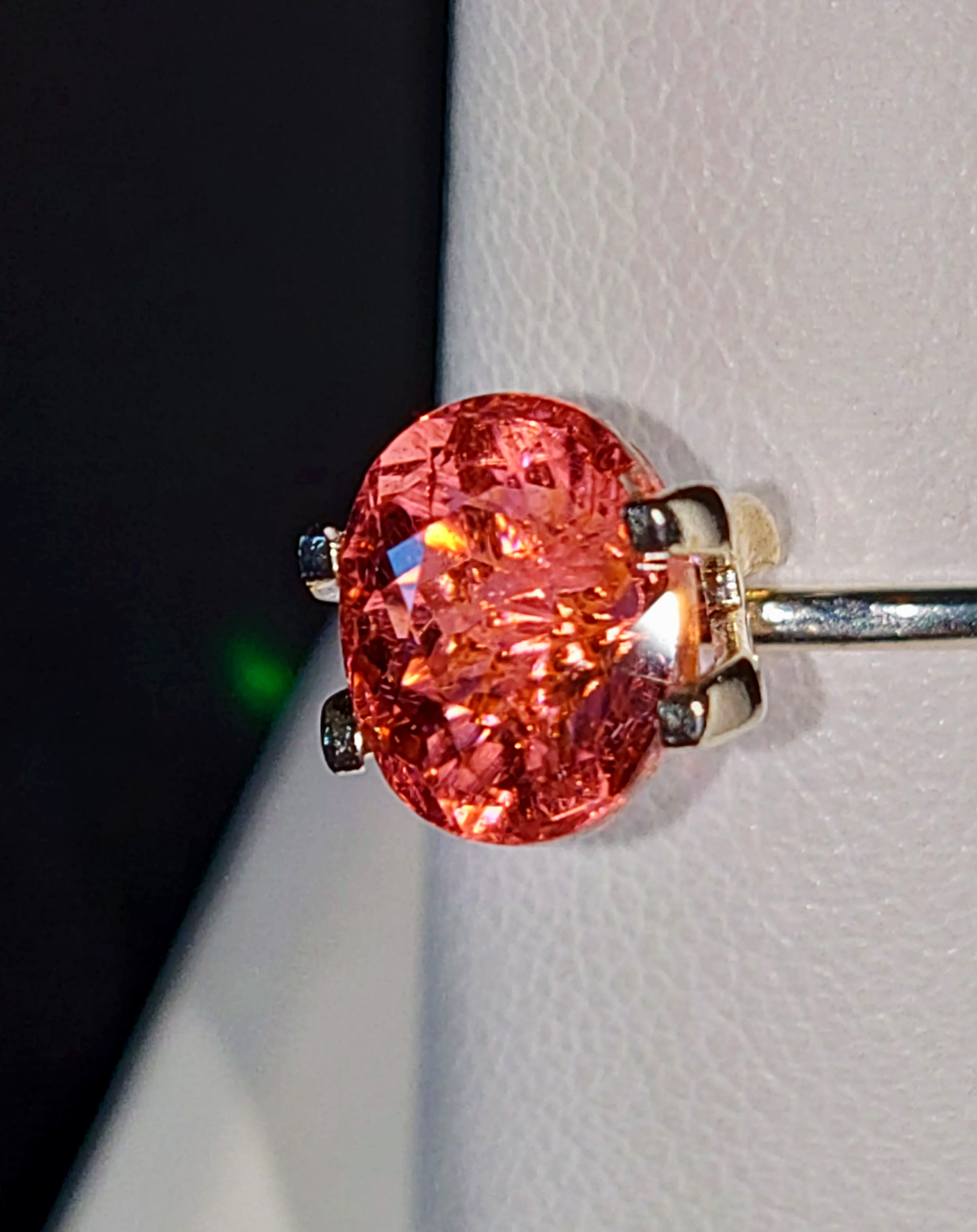 Genuine Neon Hot Pink Titanium Tourmaline 2.58ct TheCoveAtFoxHollow.com