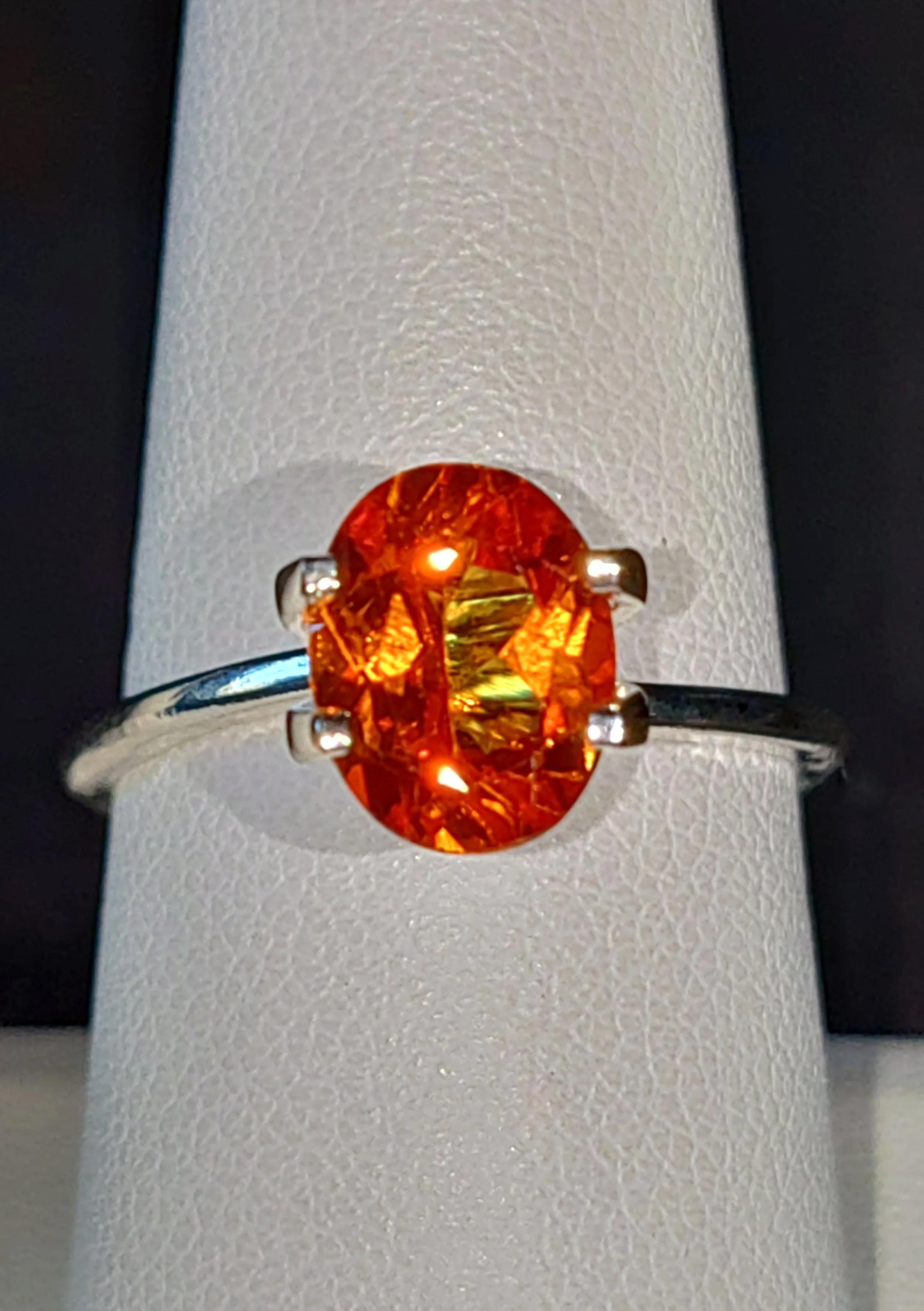 Genuine Mandarin Garnet 2.37ct from TheCoveAtFoxHollow.com