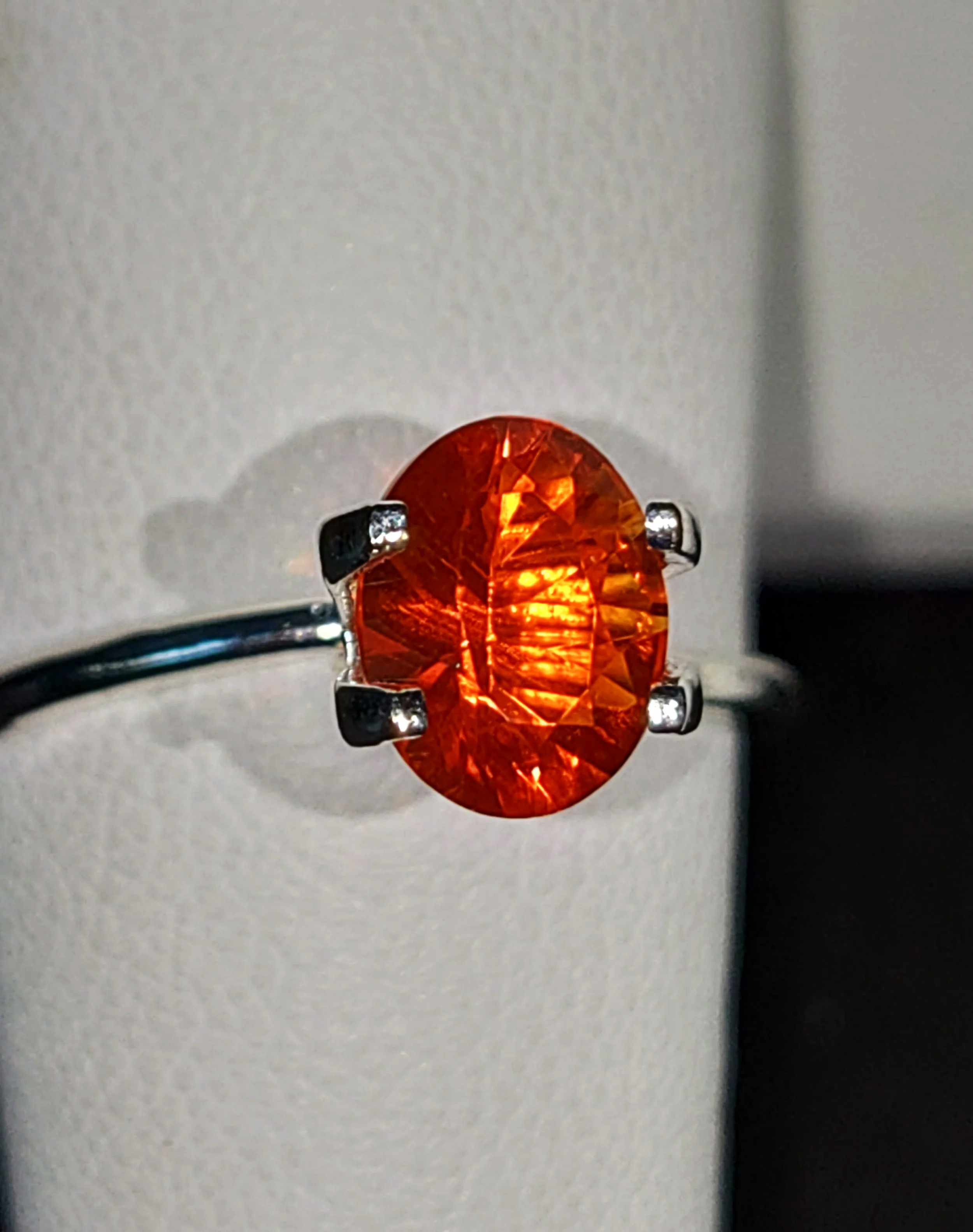 Genuine Fire Opal .84ct from TheCoveAtFoxHollow.com