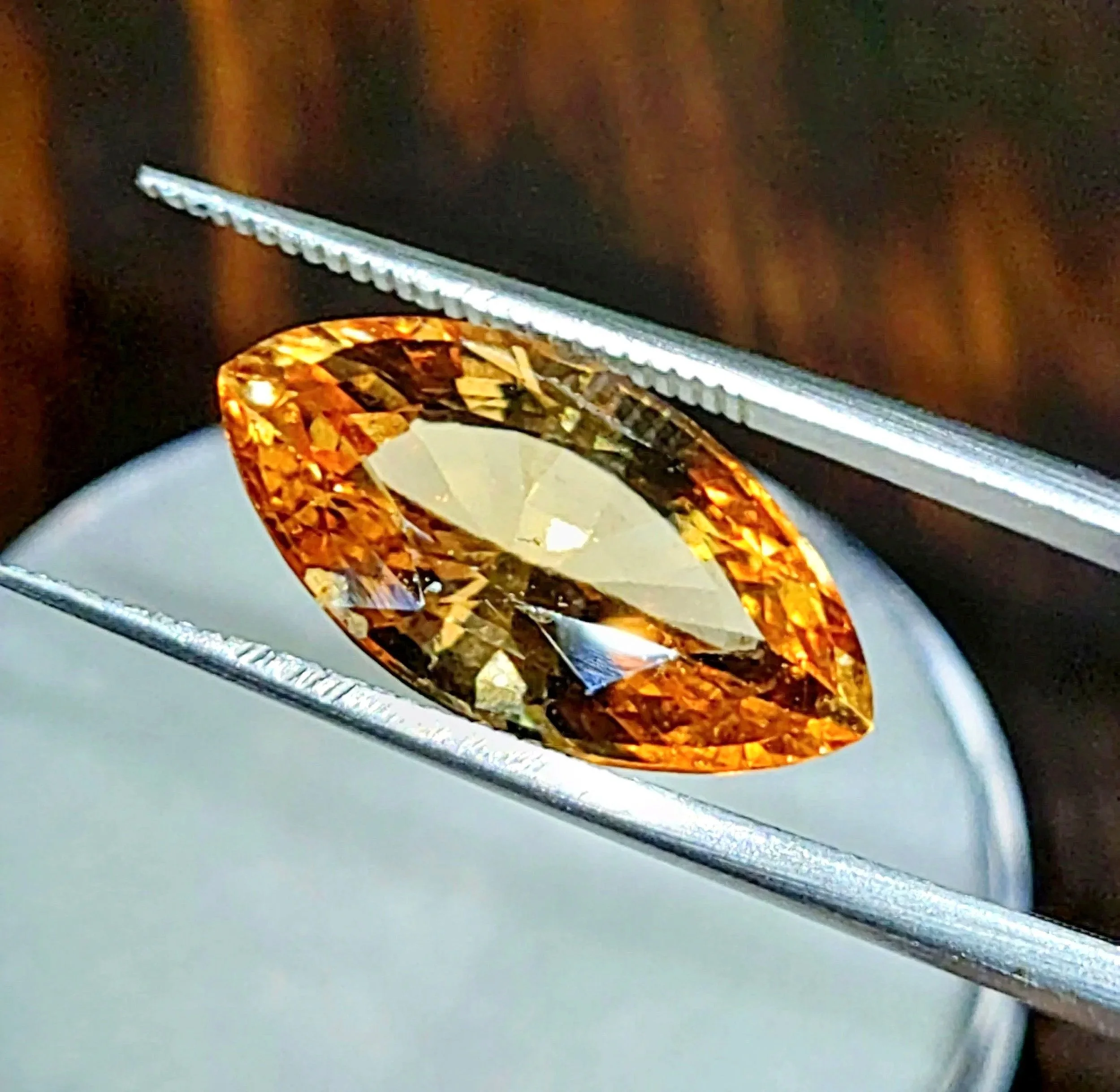 Genuine Imperial Hessonite Garnet 7.75ct from TheCoveAtFoxHollow.com