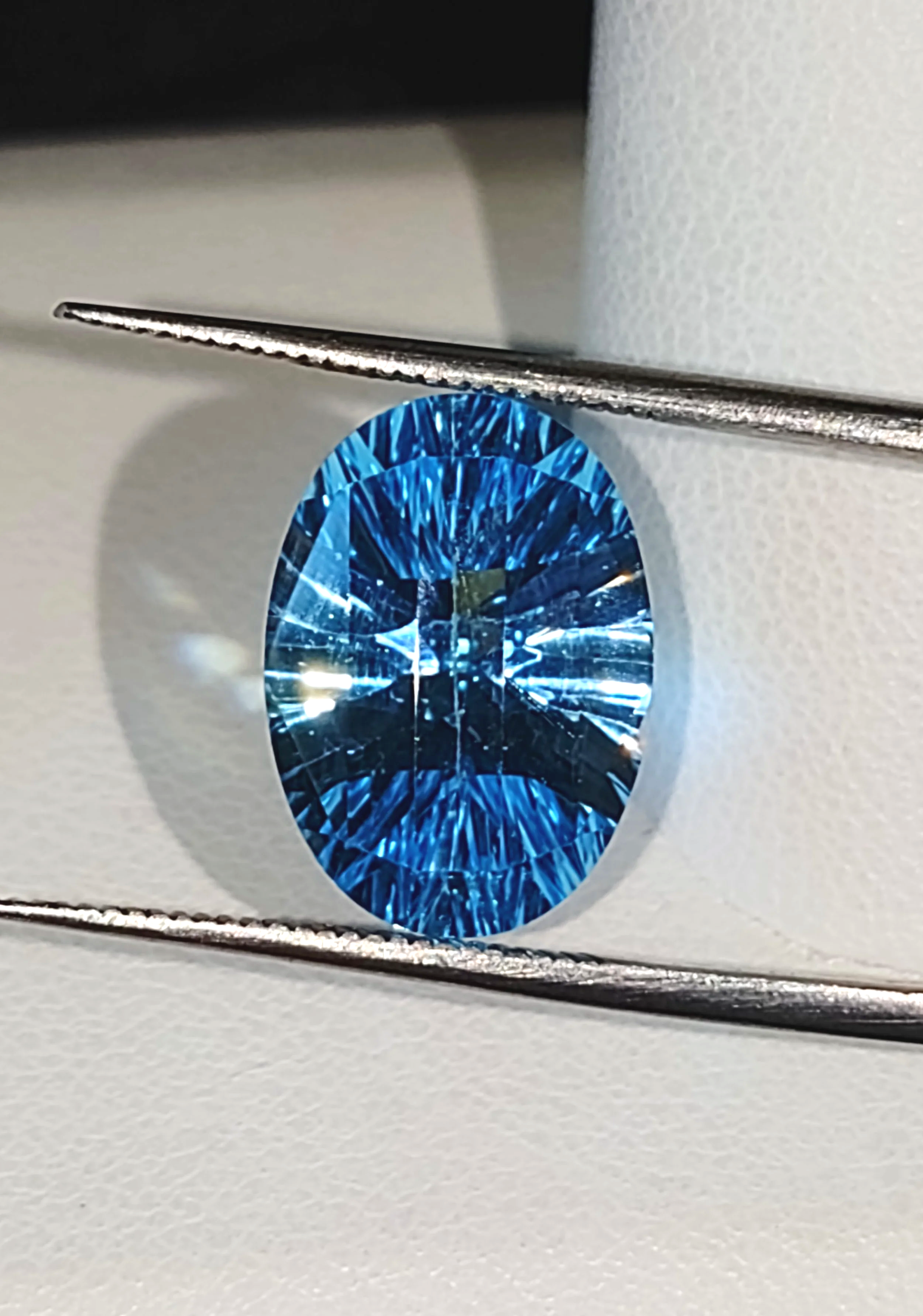 Genuine Swiss Blue Topaz 6.71ct from TheCoveAtFoxHollow.com
