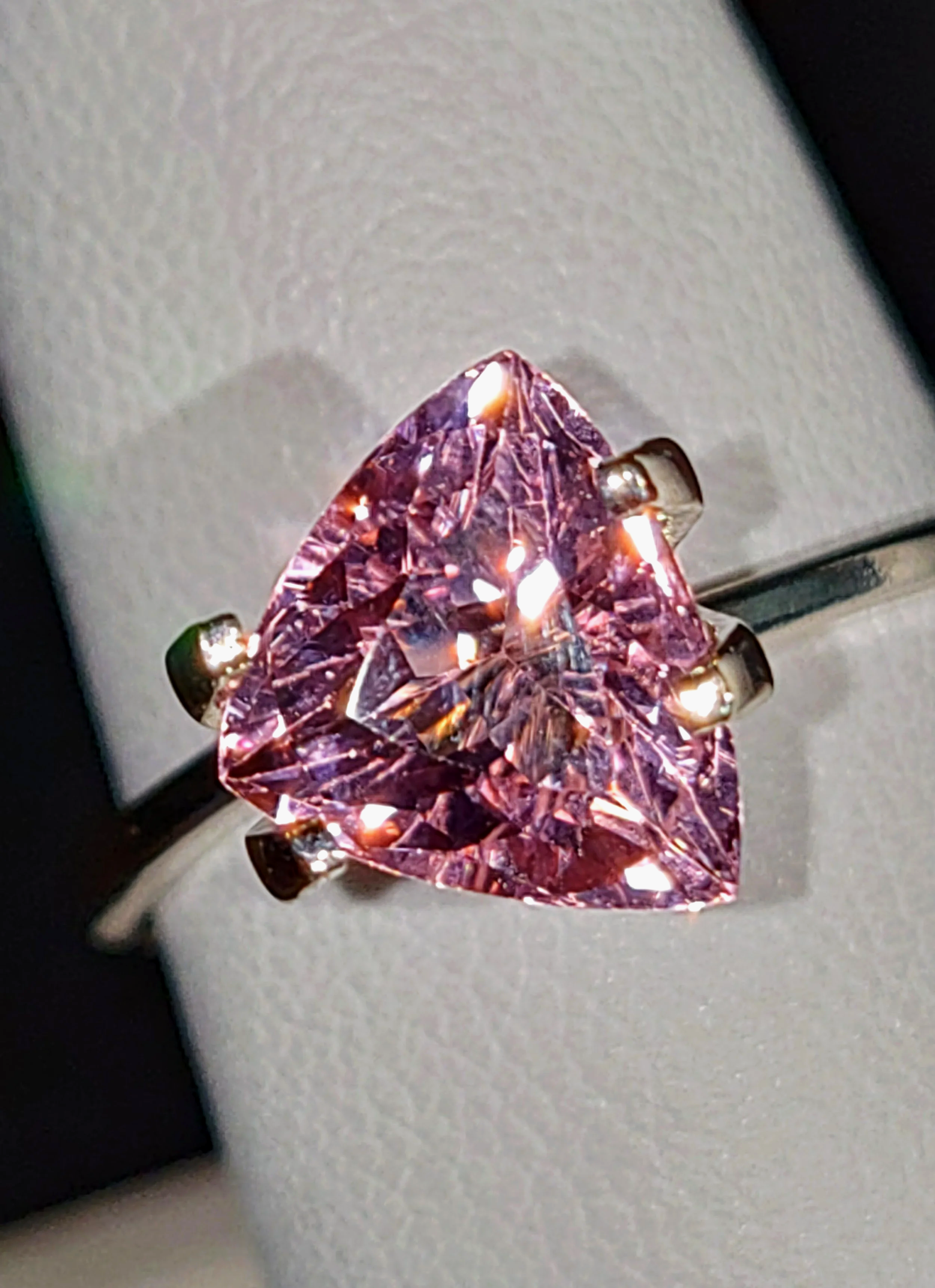 GIA Certified Genuine Neon Pink Titanium Tourmaline 2.14ct from TheCoveAtFoxHollow.com