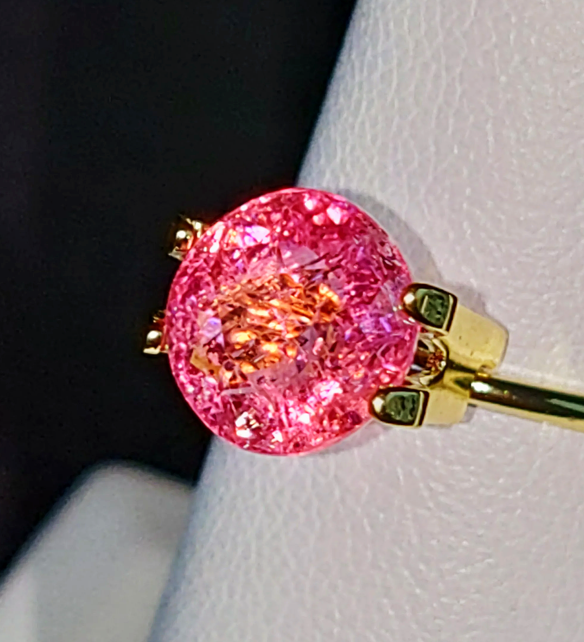 Genuine Neon Fuchsia Titanium Tourmaline 2.53ct from TheCoveAtFoxHollow.com