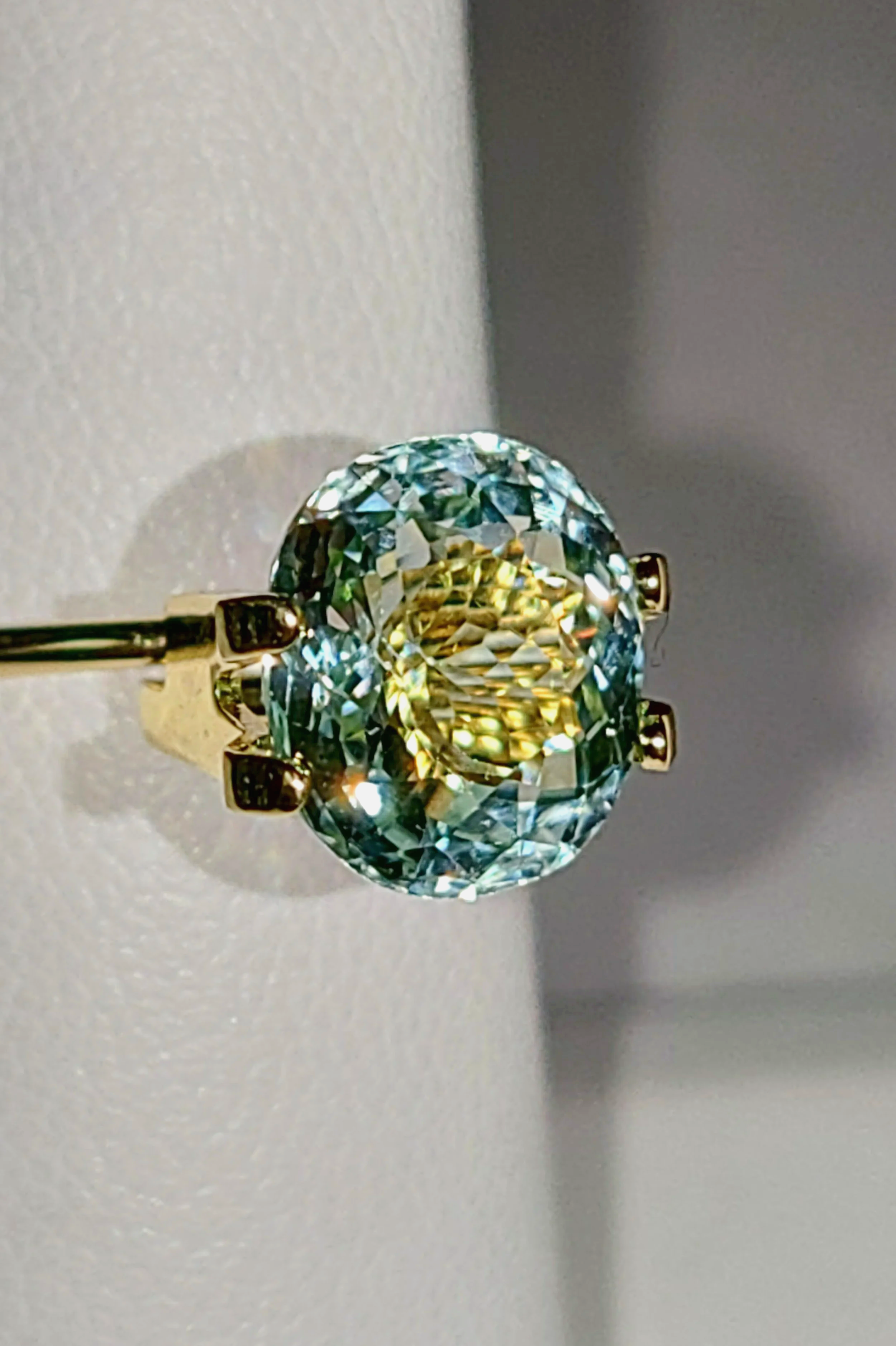 Genuine Neon Aqua Blue Titanium Tourmaline 2.94ct - TheCoveAtFoxHollow.com
