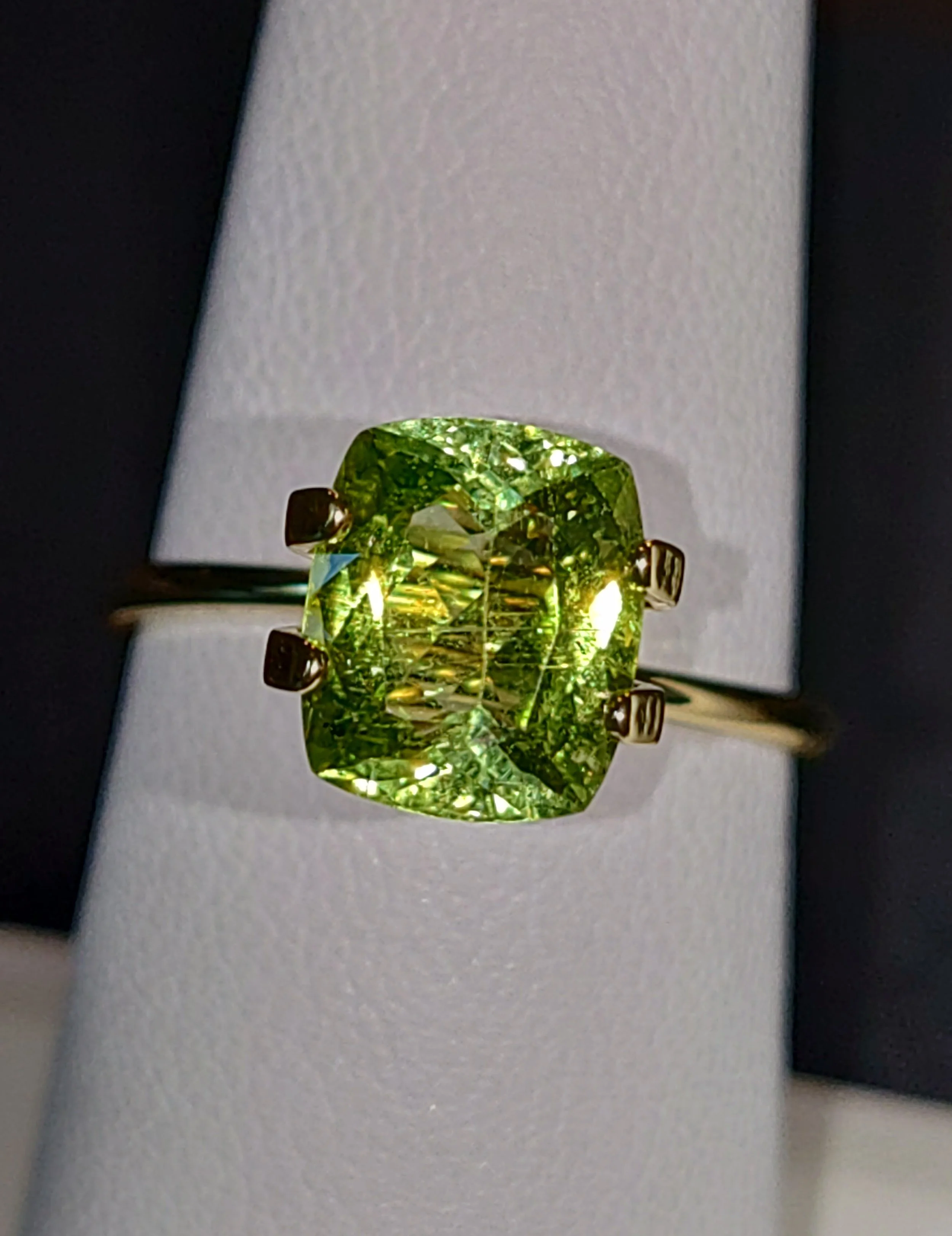 Genuine Neon Green Titanium Tourmaline 2.13ct TheCoveAtFoxHollow.com