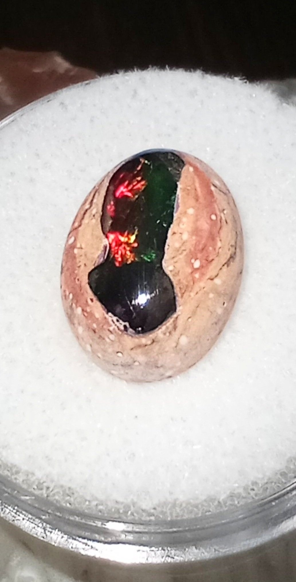 Genuine Black Jelly Opal in Matrix 4.64ct from thecoveatfoxhollow.com