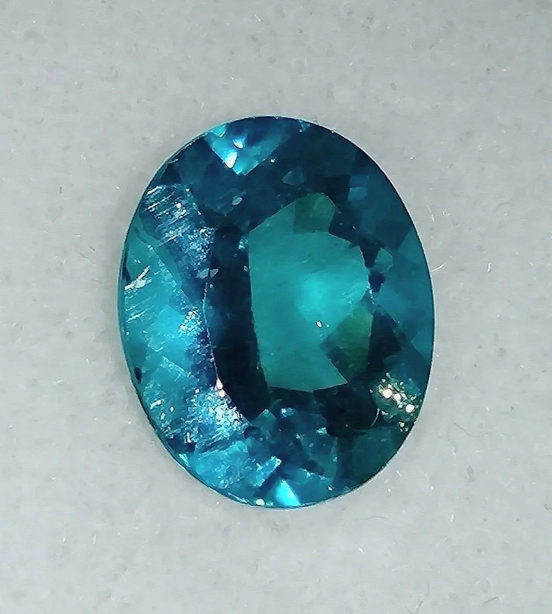 Genuine Neon Blue Apatite 6.74ct from TheCoveAtFoxHollow.com