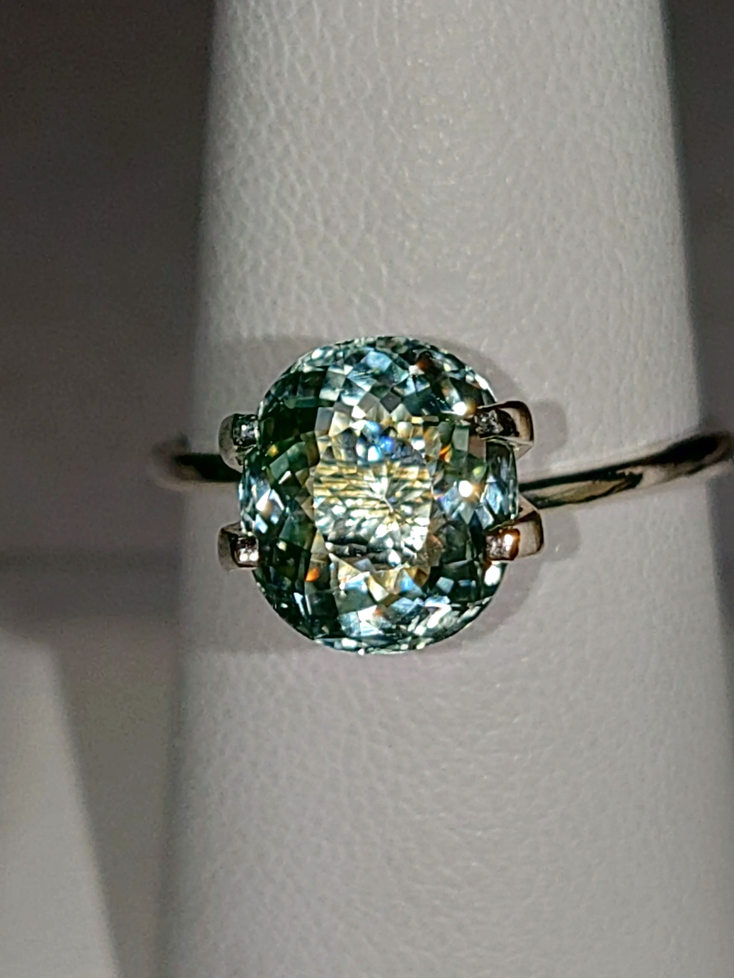 Genuine Neon Aqua Blue Titanium Tourmaline 2.94ct - TheCoveAtFoxHollow.com