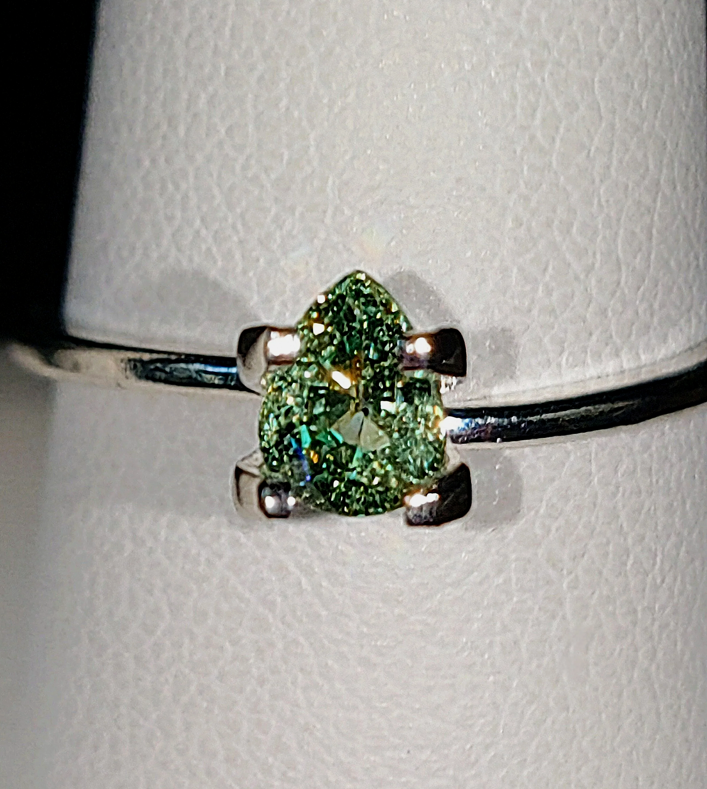 Genuine Green Dragon Mine Precious Demantoid Garnet .67ct from TheCoveAtFoxHollow.com
