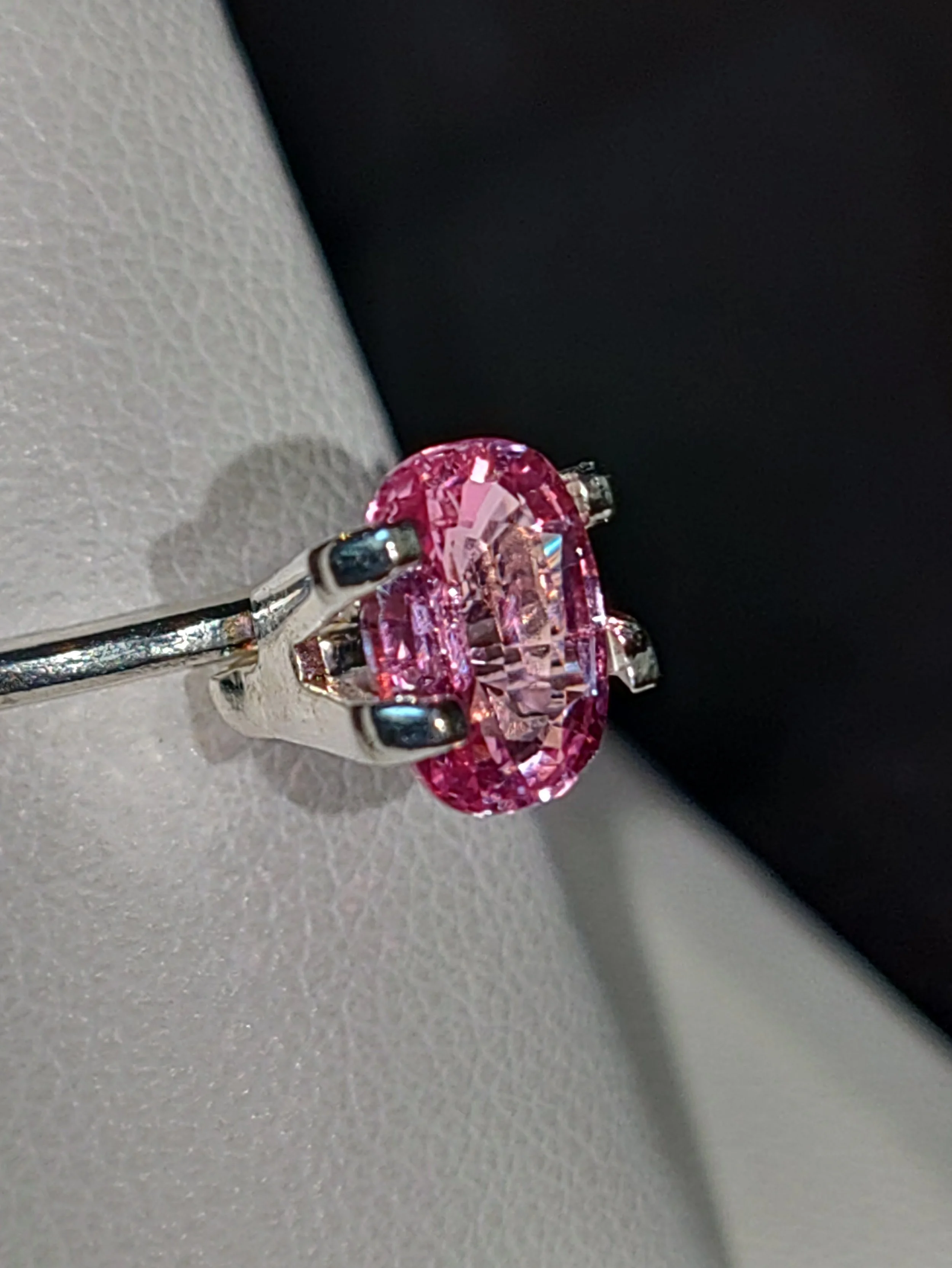 GIA Certified Pink Sapphire 1.16ct from TheCoveAtFoxHollow.com