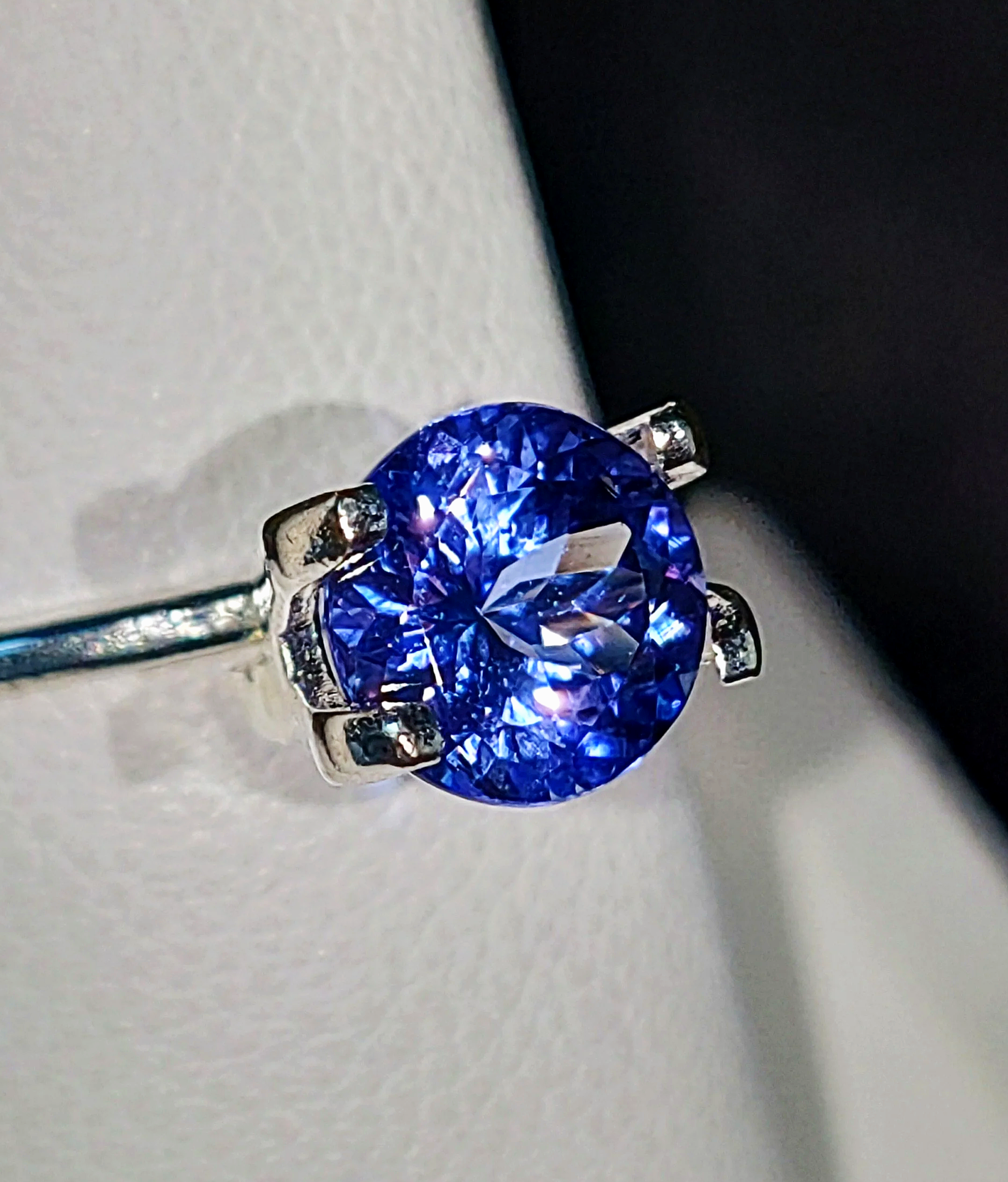 Genuine Tanzanite 1.29ct from TheCoveAtFoxHollow.com