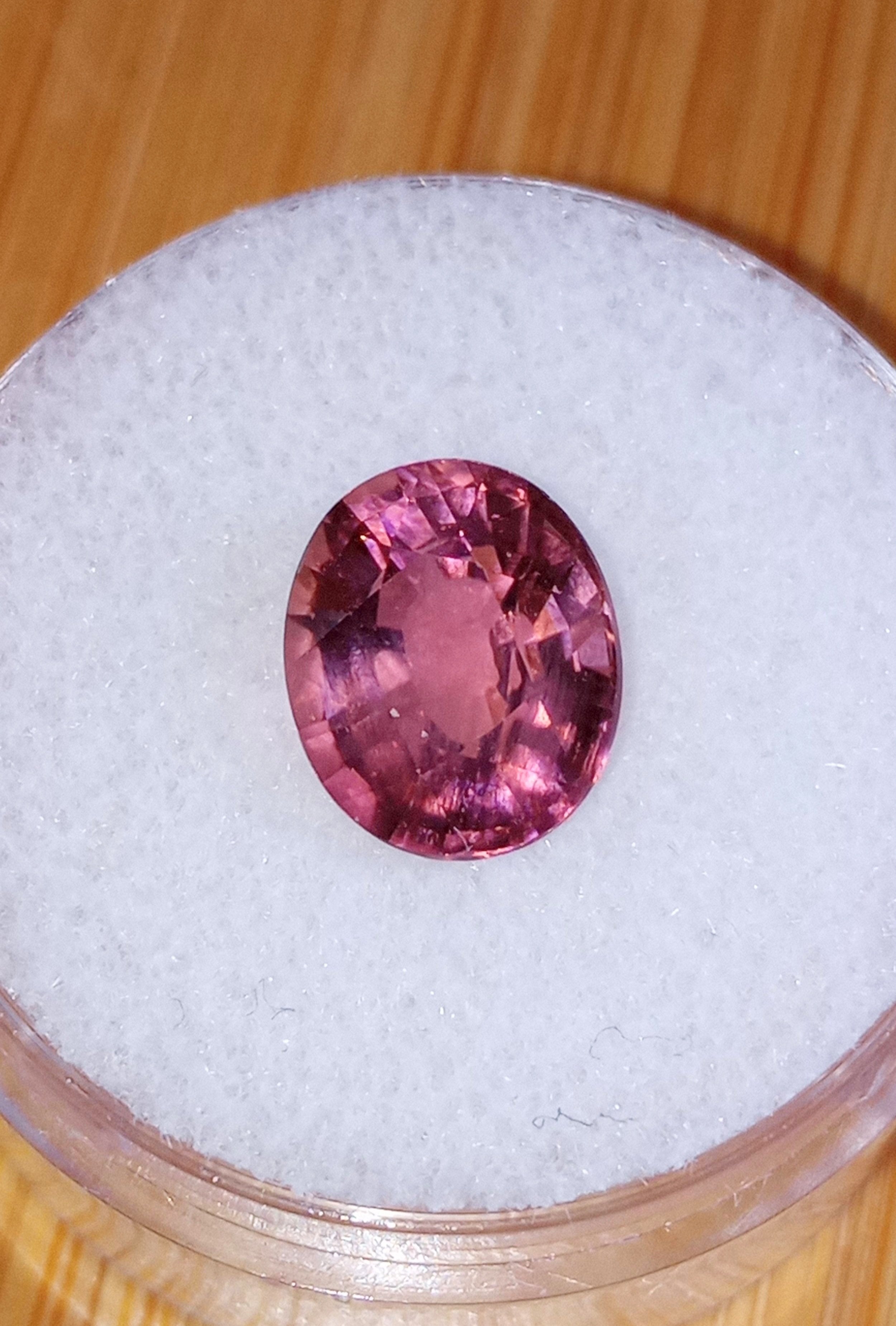 Genuine Pink Orange Padparadscha Congolese Tourmaline 3.26ct from thecoveatfoxhollow.com