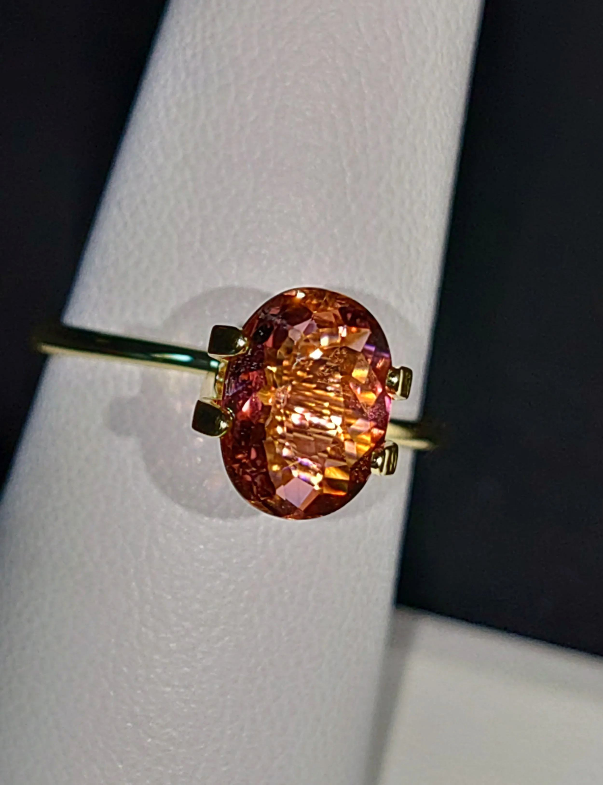 Genuine Neon Hot Pink Titanium Tourmaline 1.74ct from TheCoveAtFoxHollow.com