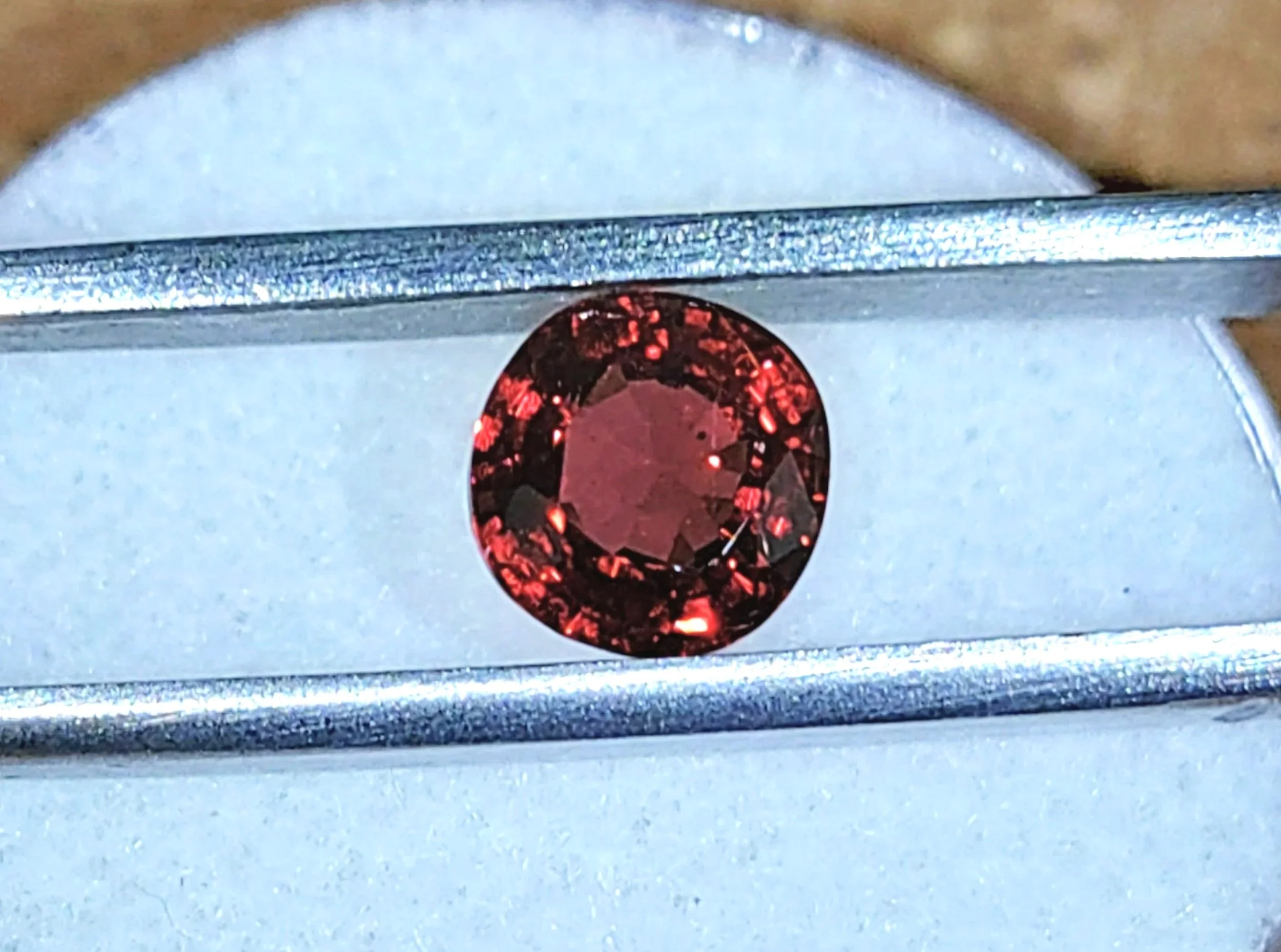 Genuine Red Burmese Spinel 1.09ct from TheCoveAtFoxHollow.com